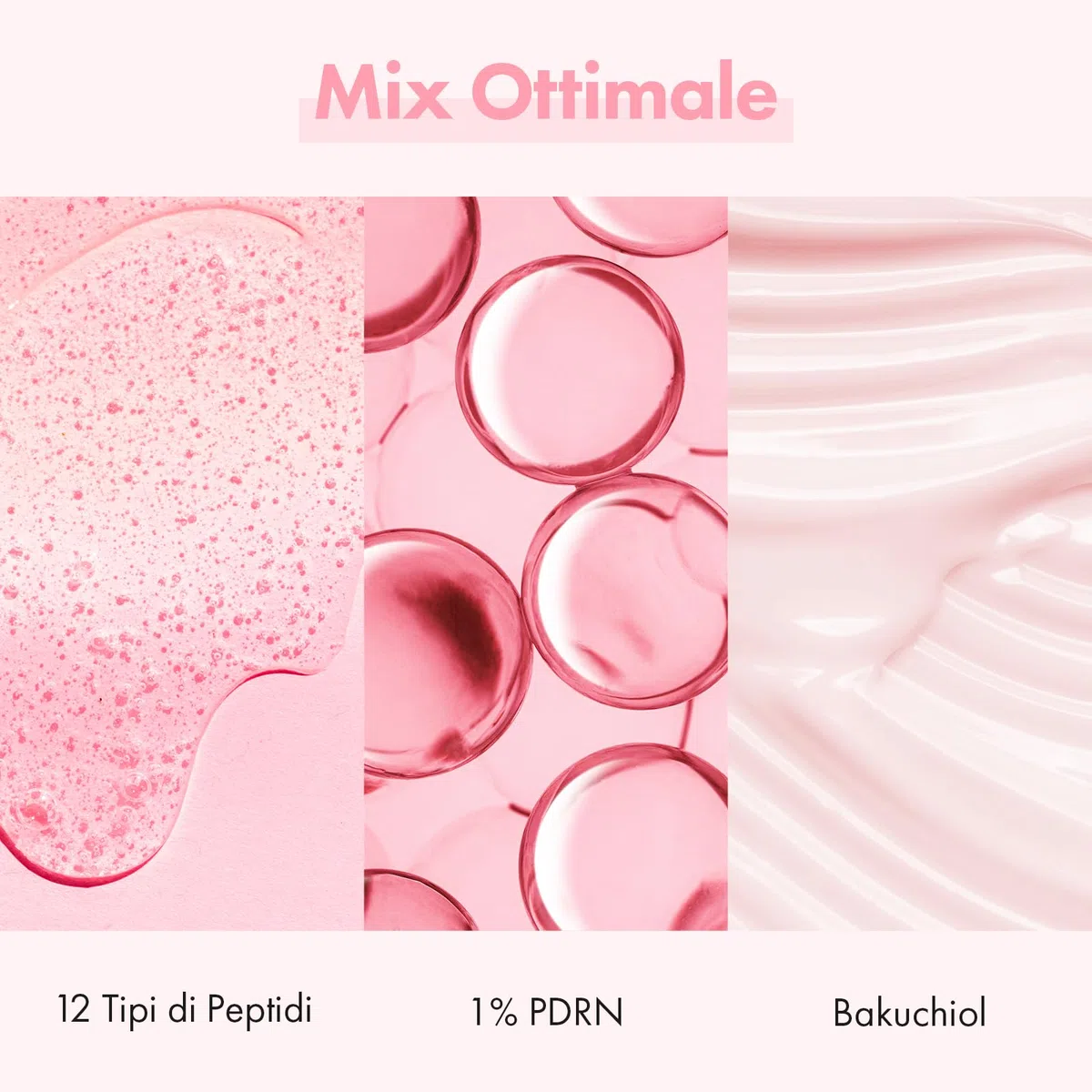 TOSOWOONG Siero Pink Peptide PDRN con 10.320 ppm di DNA di Salmone, 12 Peptidi, Niacinamide, Idratante, Illuminante, Uniformante, Tonificante, Skincare Coreana, 33ml