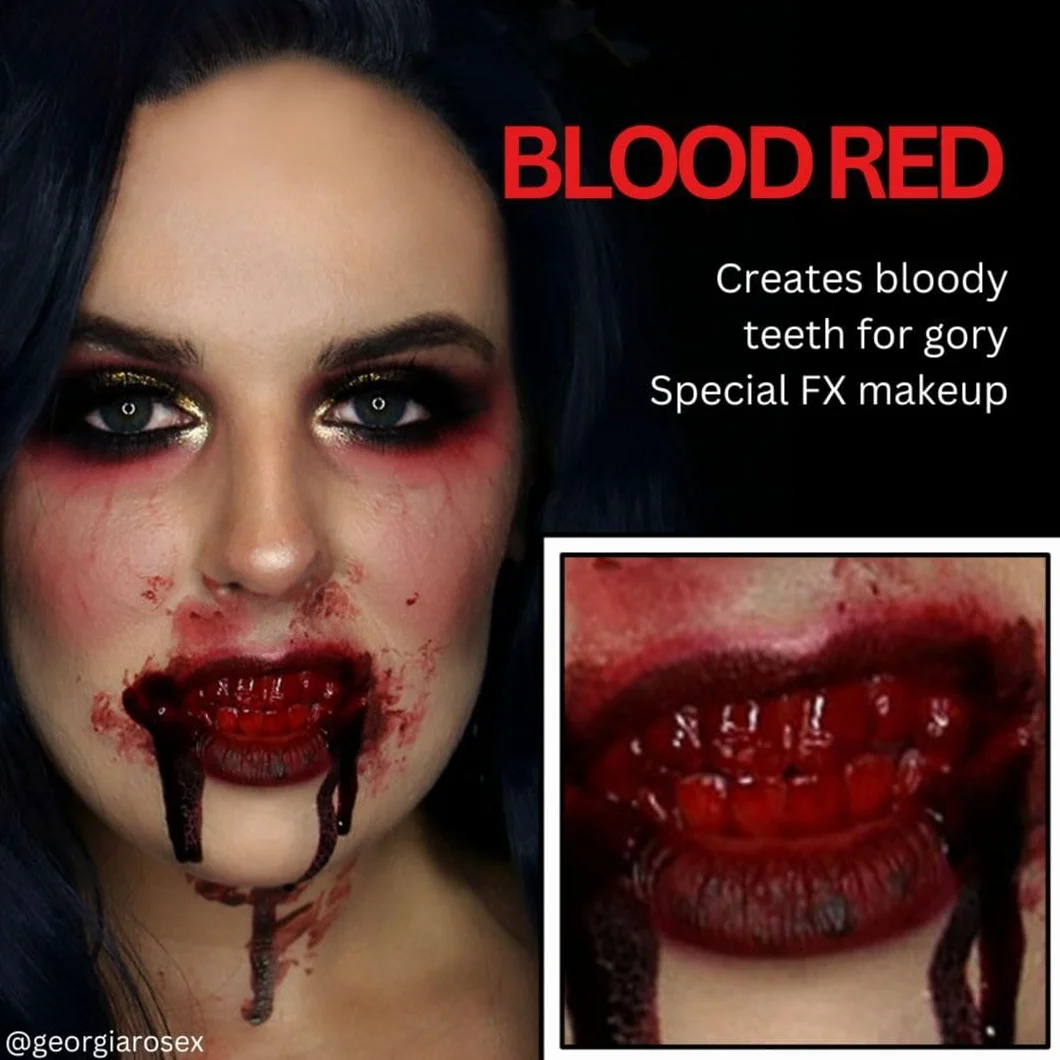 Mehron make-up Tooth FX - Blood red (4 ml)