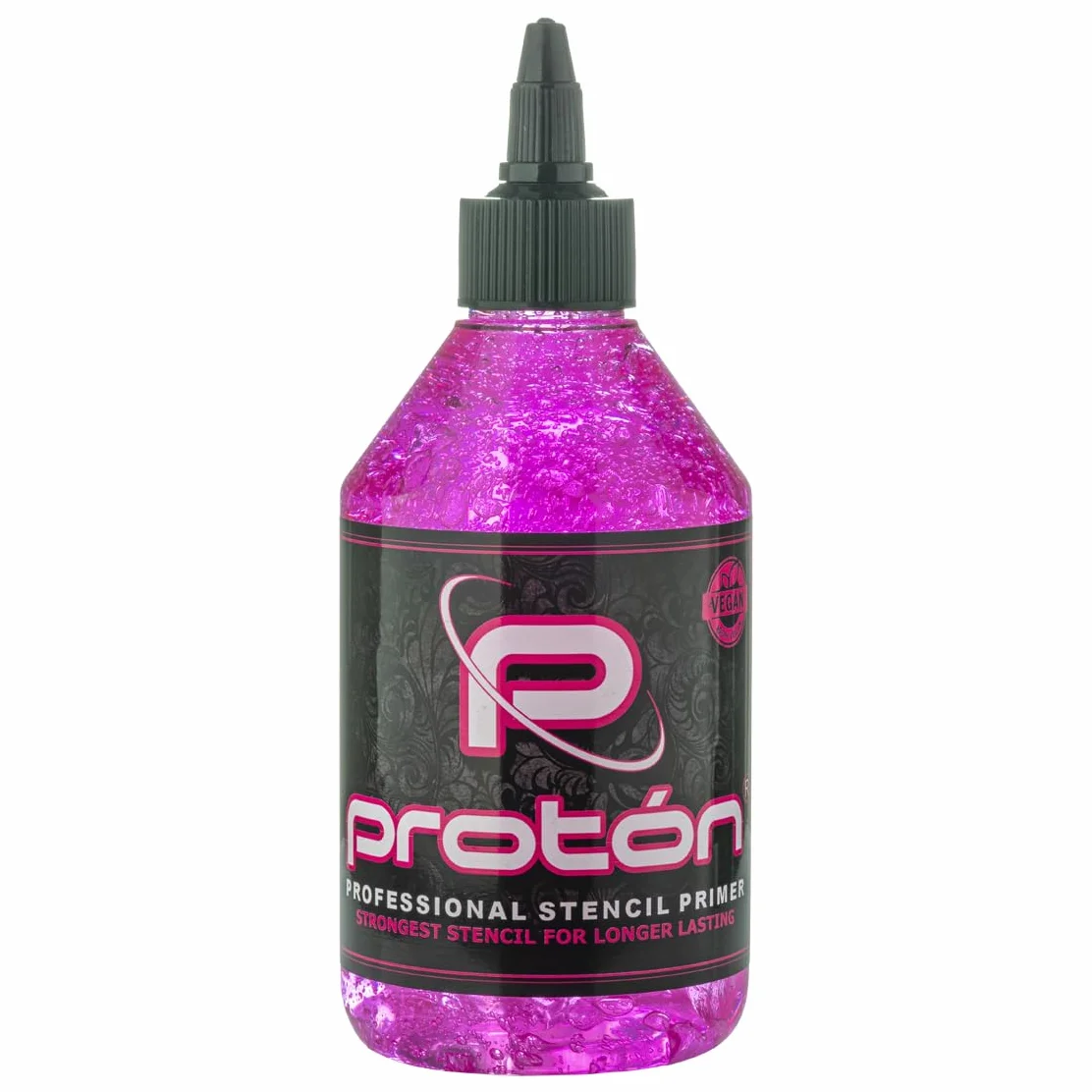 PROTON Professional Stencil Primer Rosa - 250 ml / 8,5 oz Fissatore estremità per stencil tatuaggio