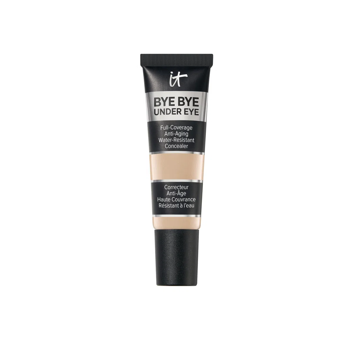 iT COSMETICS, Correttore Anti-età, ad Alta Coprenza e Waterproof, Formula con Peptidi, Collagene e Acido Ialuronico, Bye Bye Under Eye