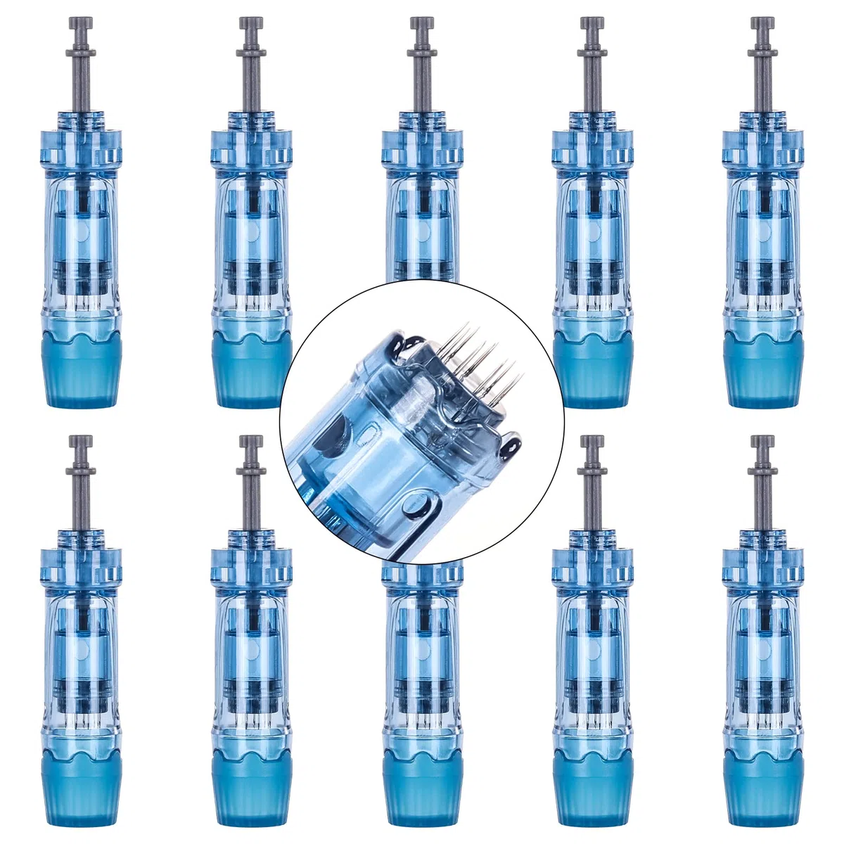 10Pcs 12 Pin Dermapen Cartucce per Dr.pen A9/M8S/A8S, 10 Pezzi/Confezione