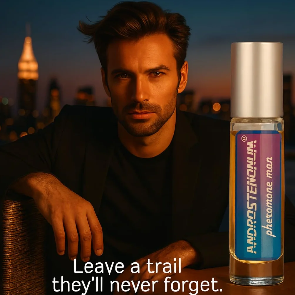 ANDROSTENONUM 100% Feromone per Uomo Olio di Feromone Ultra Forte per Lui Profumo ai Feromoni Colonia Feromonas para Hombres Roll-on 10ml