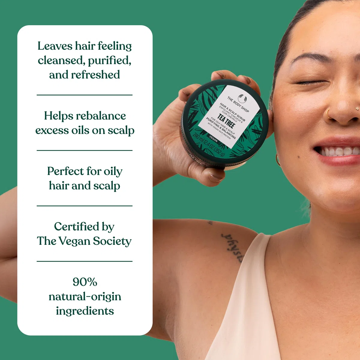THE BODY SHOP Tea Tree Purifying & Balancing Hair & Scalp Scrub 240 ml