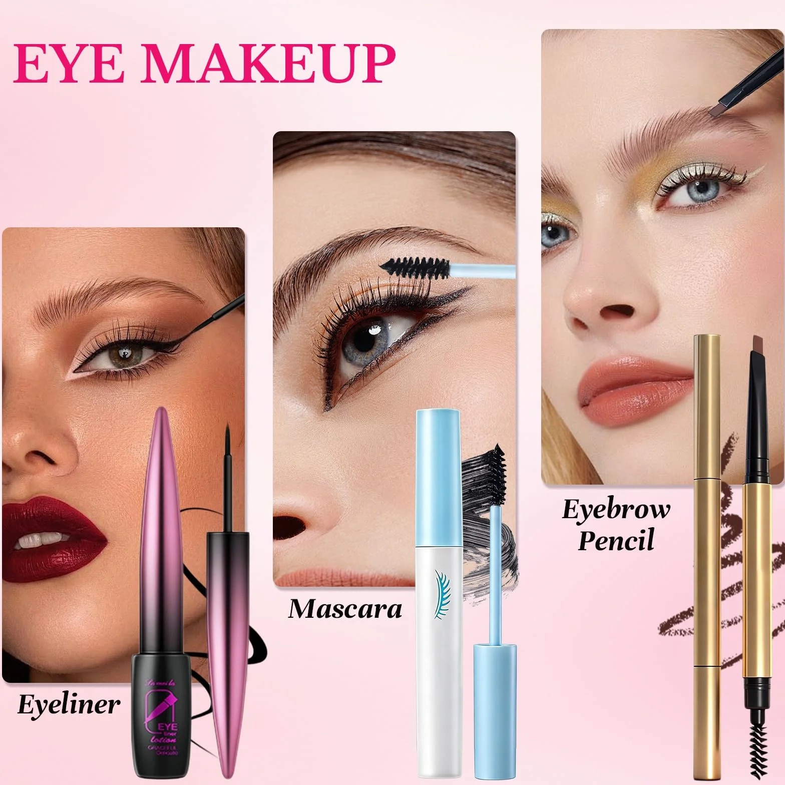 Tutto in Uno Set Trucchi Donna, Valigetta Trucchi Ragazza Adolescente, Kit Trucco Make Up Completo con Palette Ombretti Fondotinta Mascara Matita Occhi Gloss Labbra Correttore Pennelli Trucco Make Up