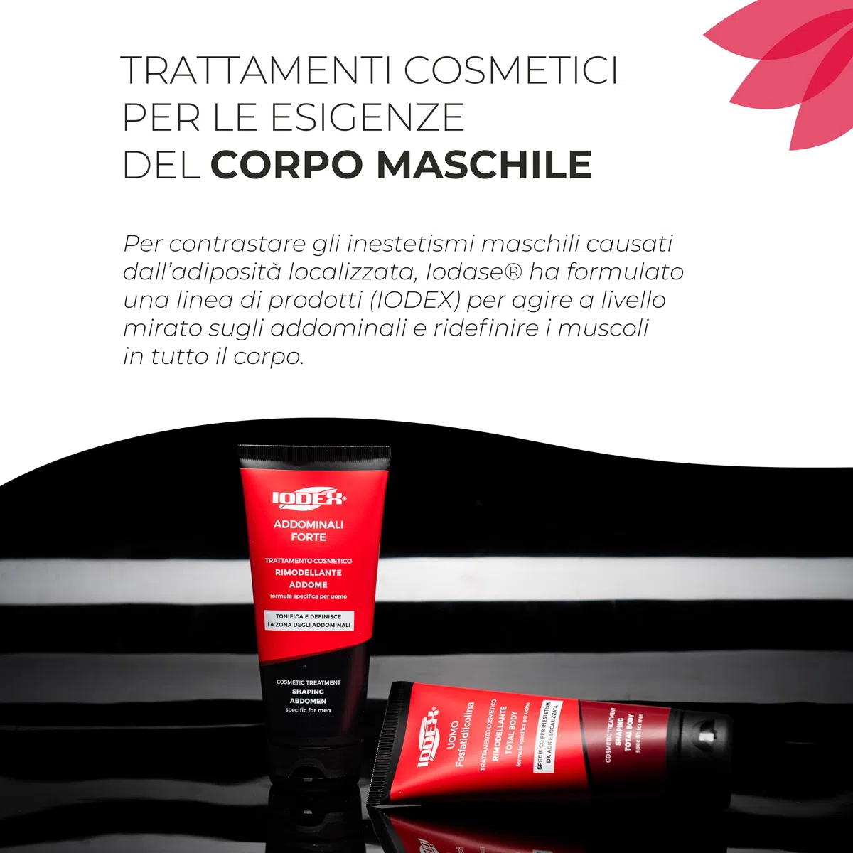 Iodase Iodex Uomo F Crema 200ml, Rimodellante e Tonificante Total Body con Fosfatidilcolina, Effetto Termogenico, Migliora Compattezza e Tonicità della Pelle Maschile, Dermatologicamente Testata