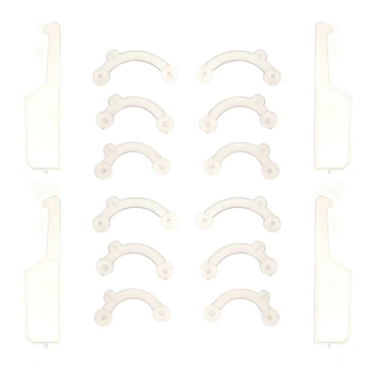 VANANA 6 paia di inserti per il sollevamento del naso, 3 misure, invisibili, in morbido silicone, nessun dolore, correttore per il naso, strumento di bellezza, comodo, facile da installare, rimovibile
