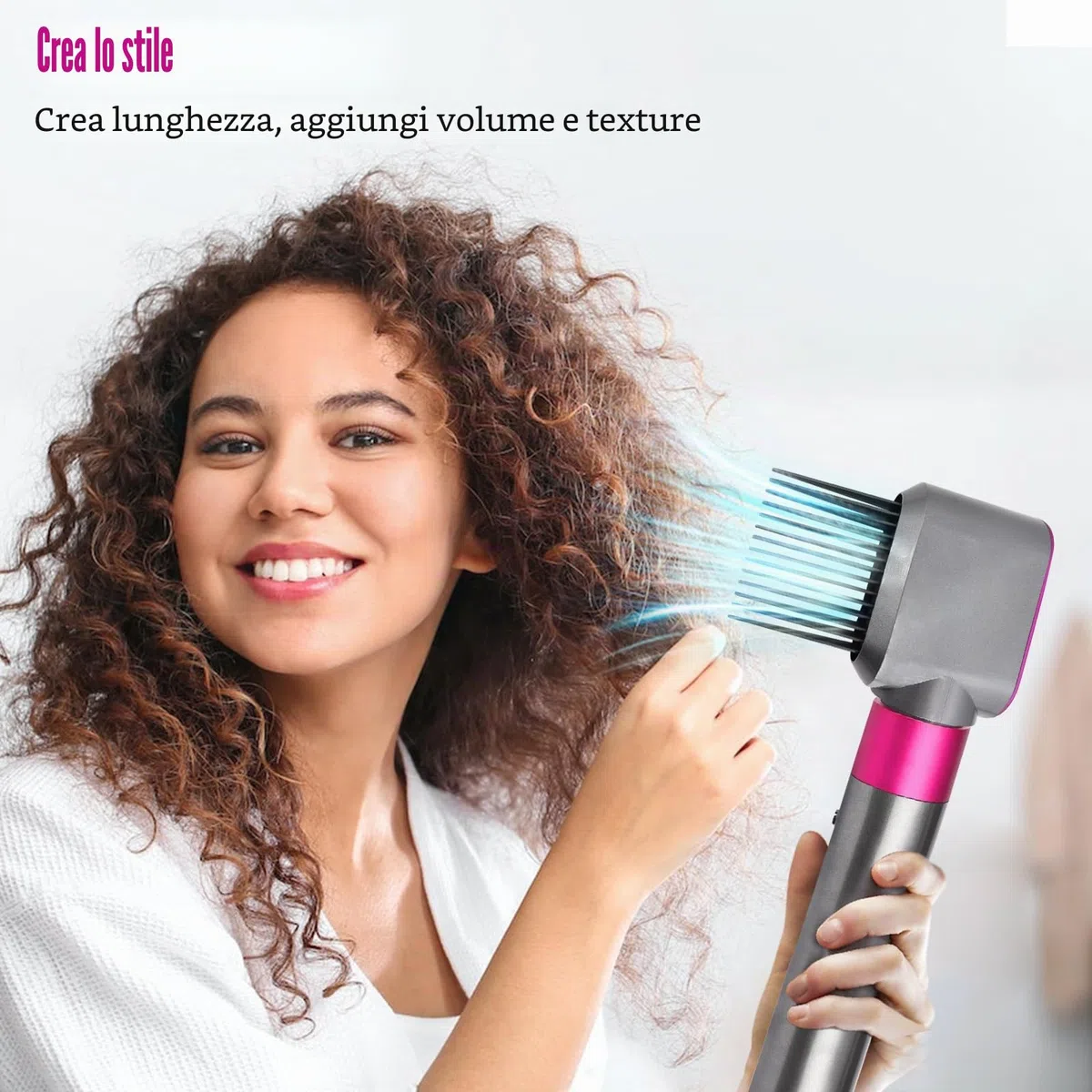 Pre-Styling Trockneraufsatz Düse mit Kamm für Dyson Airwrap Styler HS01 HS05 HS08 Rotierende Lockenwickler Haarstyler-Zubehör