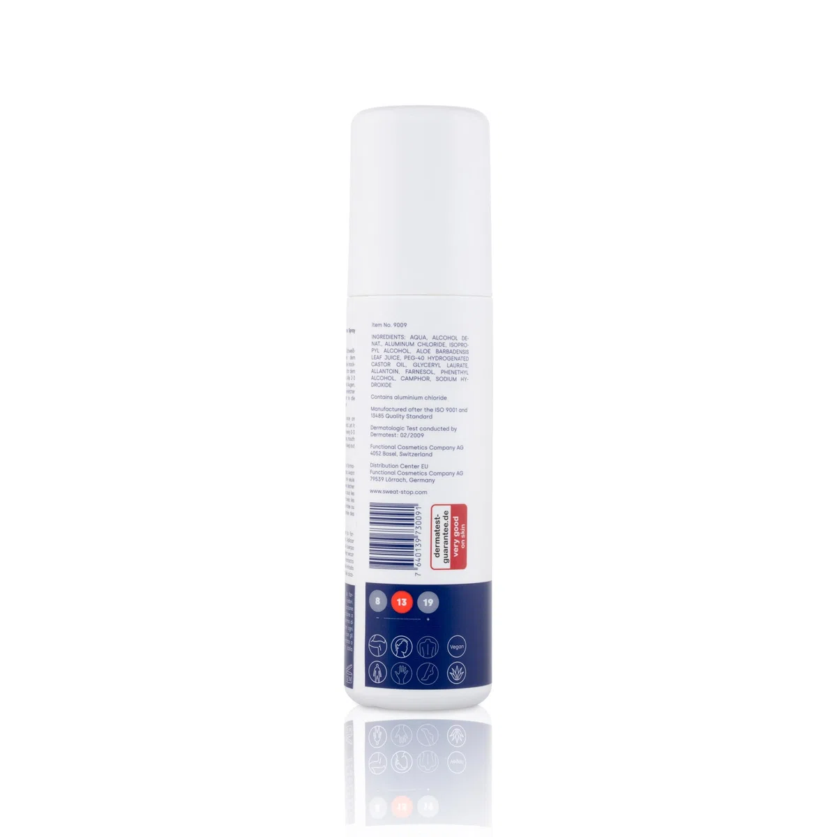 SweatStop Aloe Vera FORTE Antitraspirante Spray Ascelle 100ml contro sudorazione intensa - Anti sudore Antiperspirante Deo per Lui & Lei - 24-48h