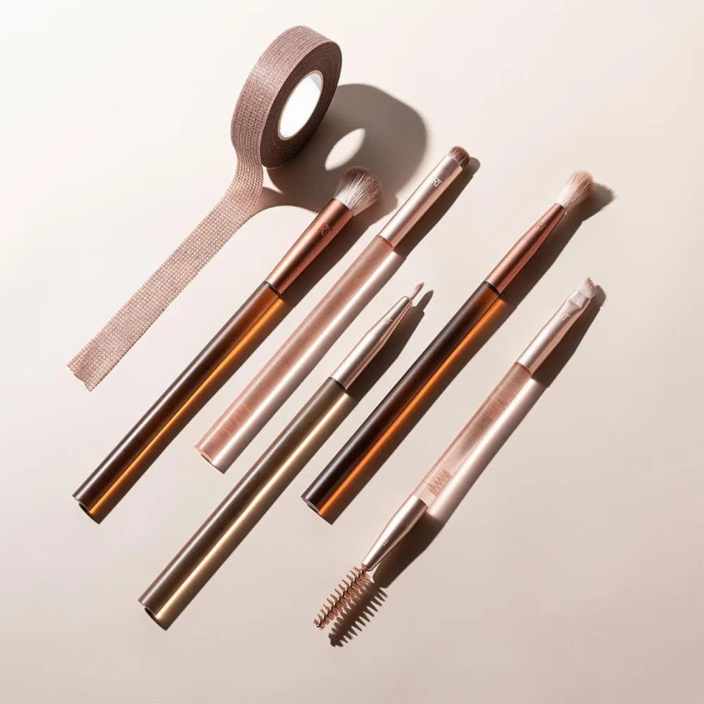 Real Techniques New Nudes Daily Swipe Eye Kit, 7 Piece Set