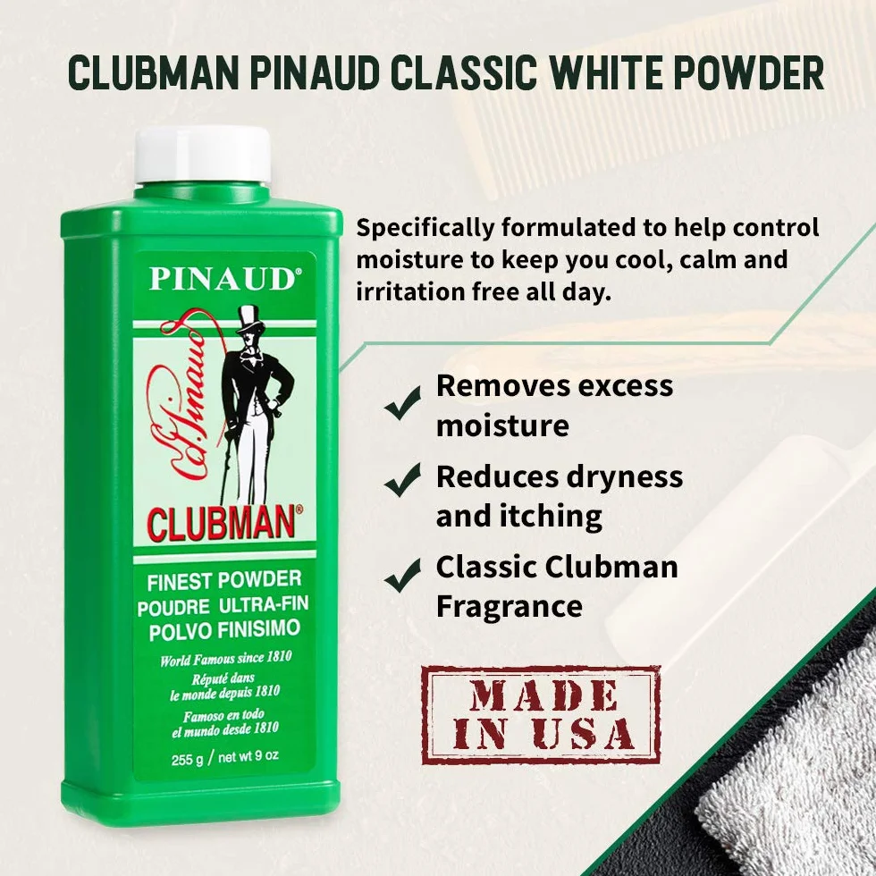 Ed Pinaud Clubman Talc 266 ml, 270ml