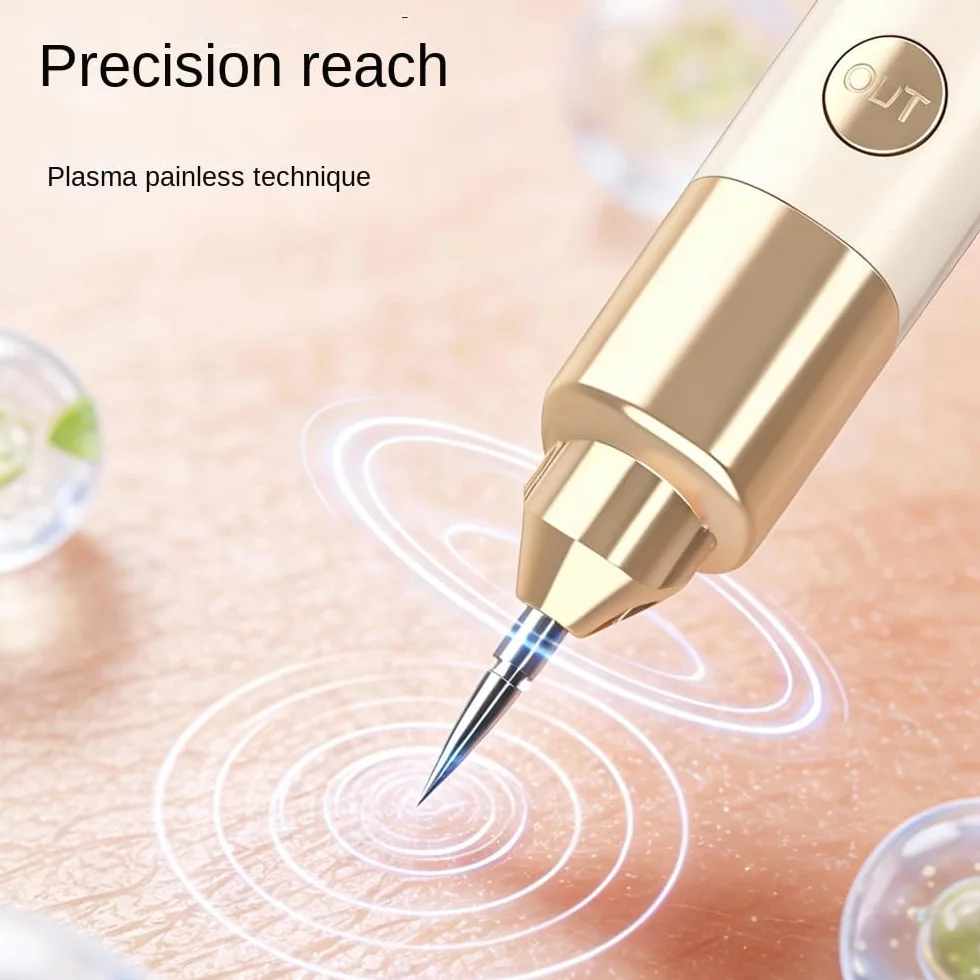 Penna per la rimozione di porri, Rimuove Voglie Verruche Skin Tag Remover con 19 Livelli Regolabili e Luce LED per Nei, Verruche, Lentiggini, Macchie Scure