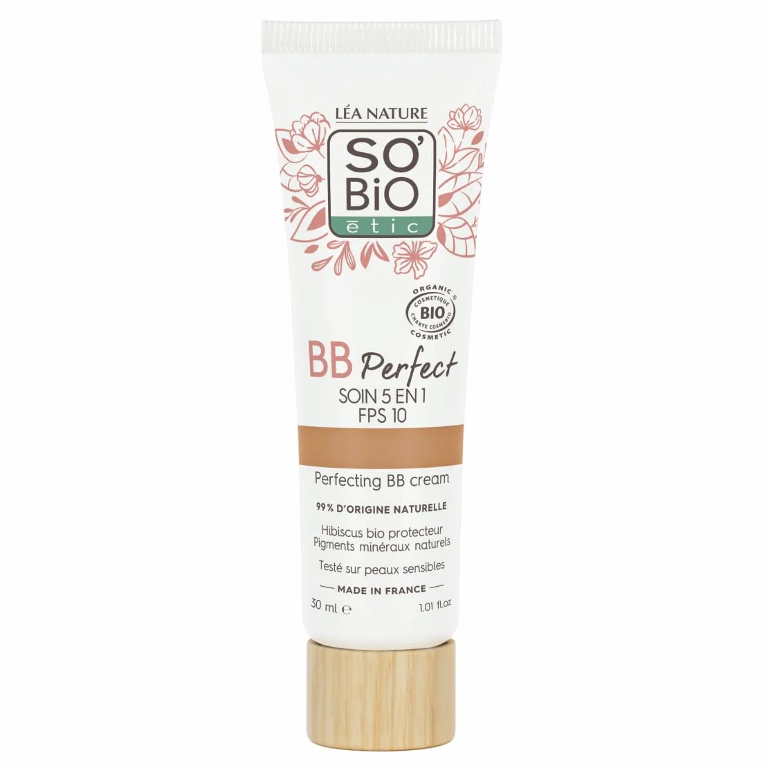 Lea NATURE SO Organic Etic BB 5 in 1 Crema Organica Certificata - Ideale per Pelli Medie, Idratante e Uniforme - Liscio e Lucentezza, Protezione SPF 10