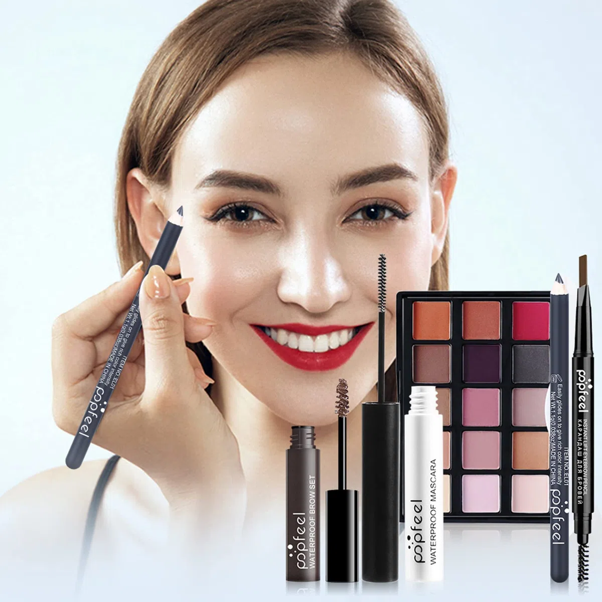 Trousse Trucchi Donna - Set Completo di Make Up con Ombretti, Rossetto, Correttore e Palette Cosmetica Tutto in Uno - Regalo di Natale per Donne e Ragazze