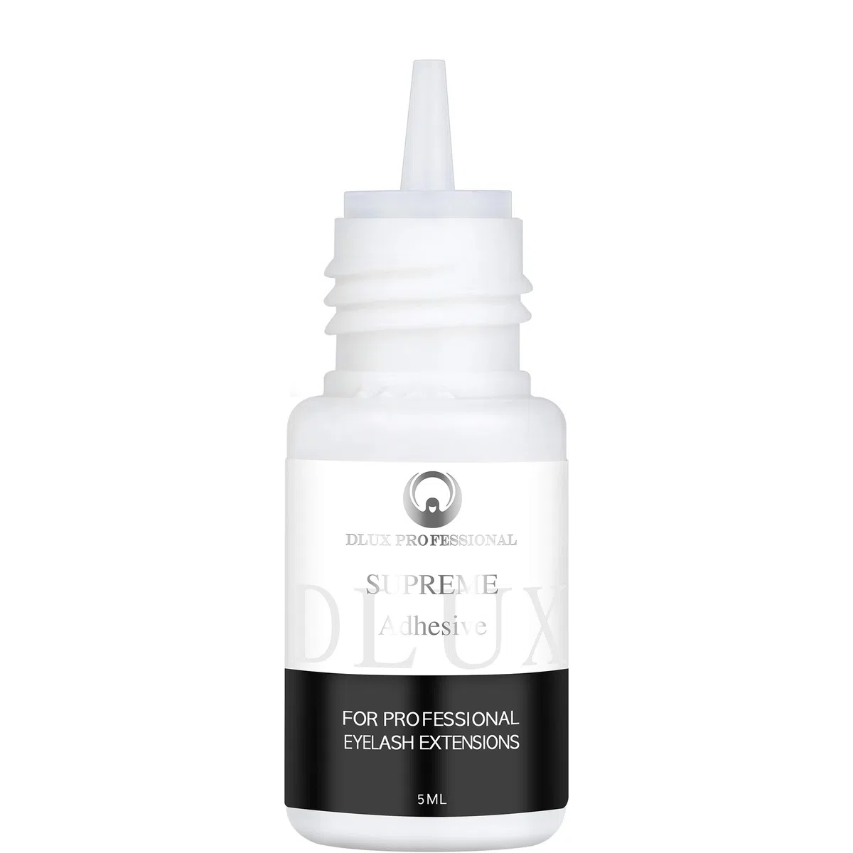 COLLA PER EXTENSION CIGLIA, Colla Ciglia Finte/DLux Professional/SUPREME | Asciugatura molto rapida 1 sec. , Lunga durata 6-7 settimane, Colore nero