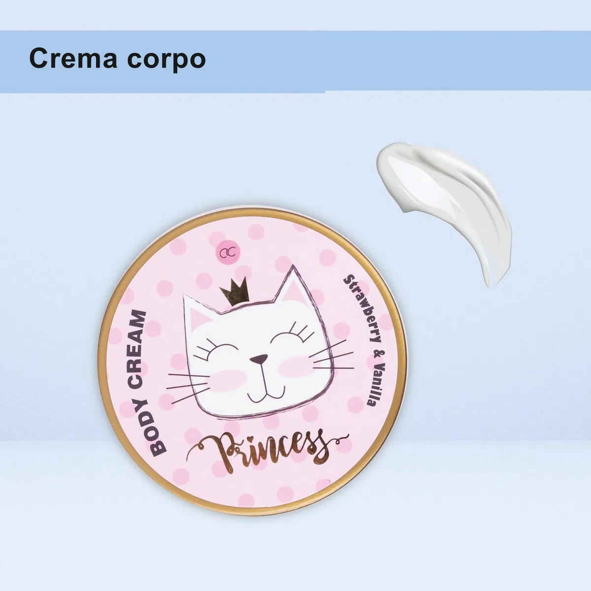 Accentra - Set Regalo Princess Kitty Per Bambina, Con Aroma Alla Fragola E Alla, 7 Pezzi, Colore: Rosa, Vaniglia