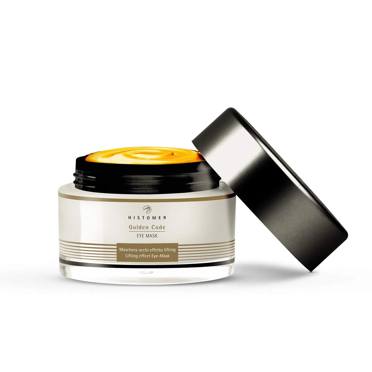 Histomer Maschera Occhi Golden Code Eye Mask, Maschera Contorno Occhi Antiage, Azione Mirata Anti Occhiaie e Borse, Antirughe con Oro Colloidale Puro, Bio Peptidi e Cellule Staminali Vegetali - 45 ml