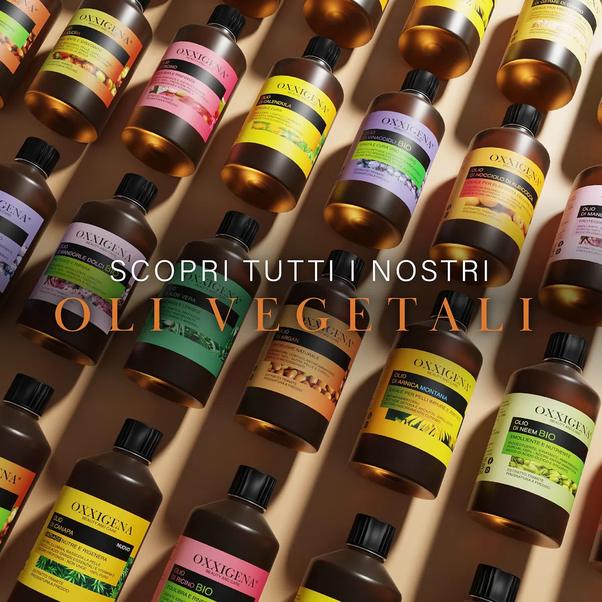 Oxxigena Olio di Ricino Biologico Vergine Puro al 100% - 1 L - Spremuto a Freddo - Equilibra e Rinforza - Nutriente ed Idratante per Pelle e Capelli - Vegano, senza OGM
