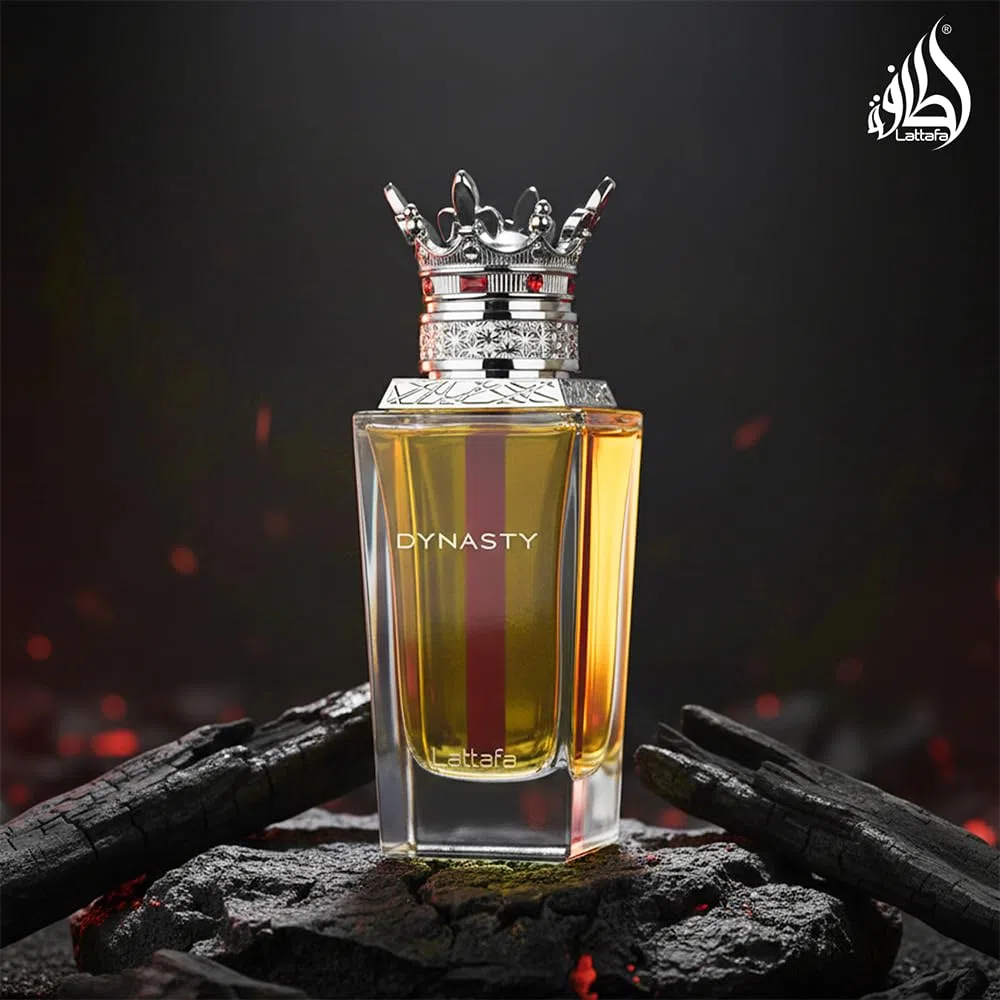Lattafa Dynasty – Eau de Parfum spray a lunga durata, fresco, speziato, legnoso, aromatico, unisex, 100 ml