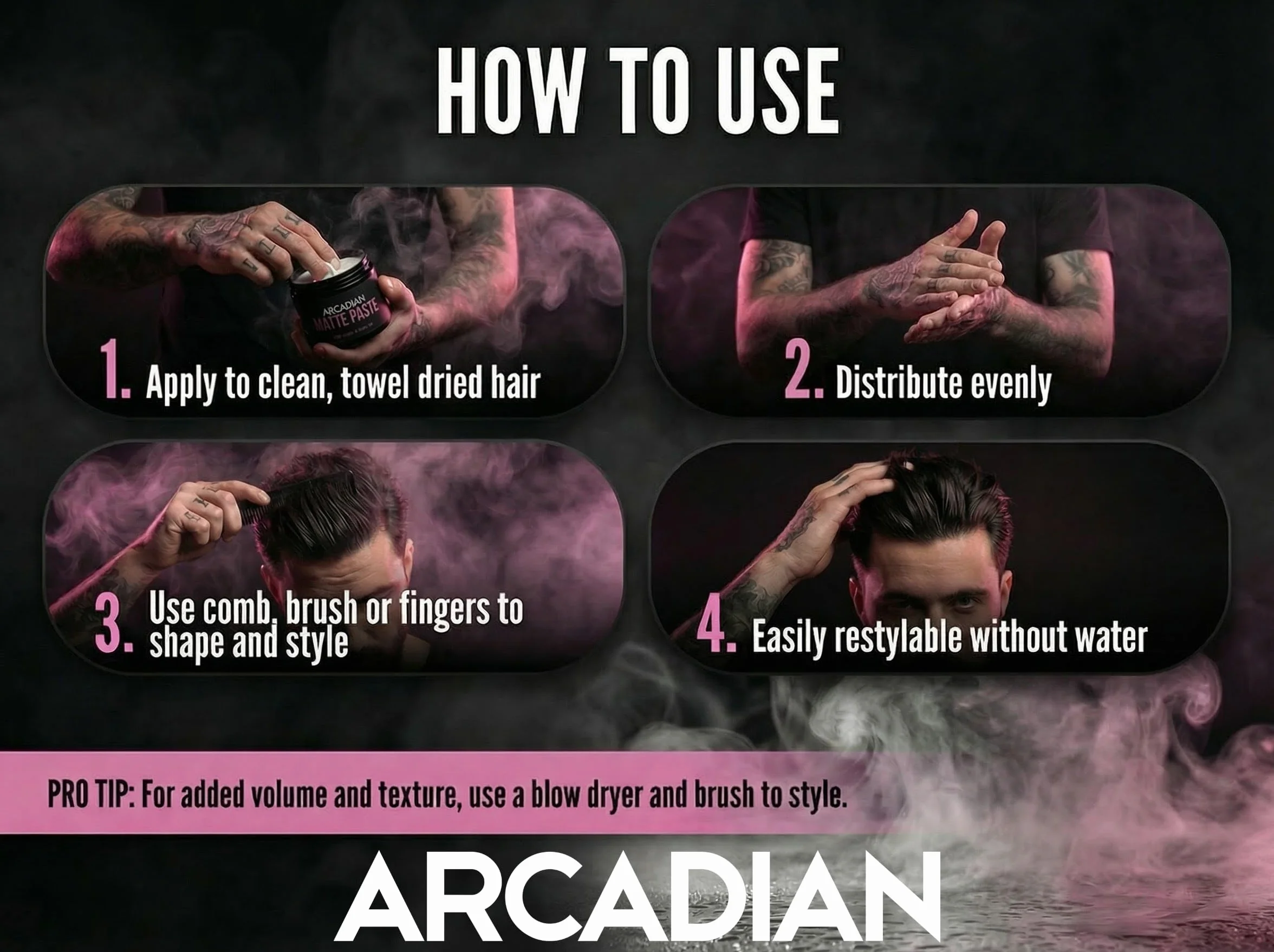 Arcadian Grooming Matte Paste