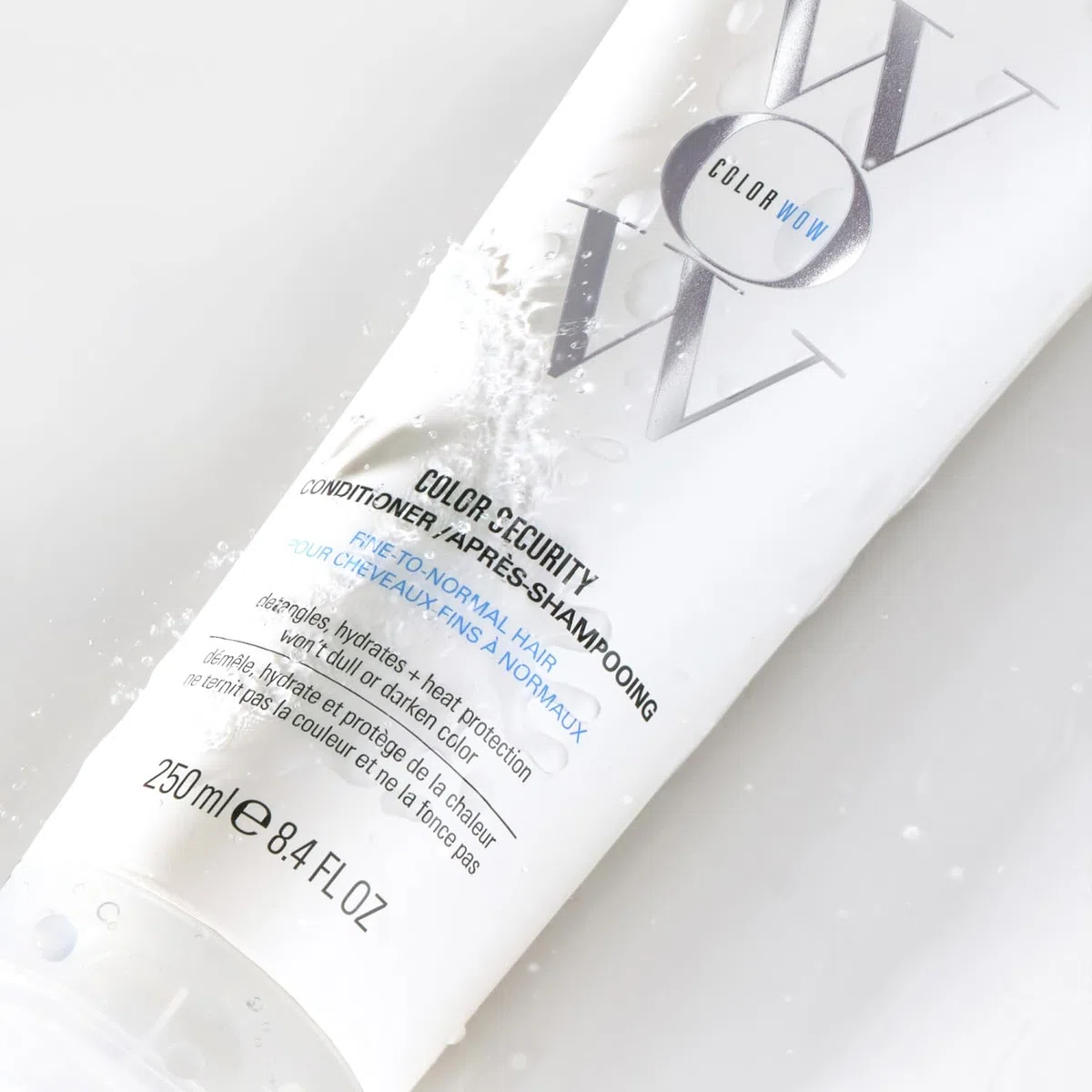 Color Wow, Color Security Conditioner Fine-Normal, Balsamo Leggero, Idrata e Districa senza Appesantire, Con Olio di Argan e Complesso Sealicon, Per Capelli da Fini a Normali, 250ml