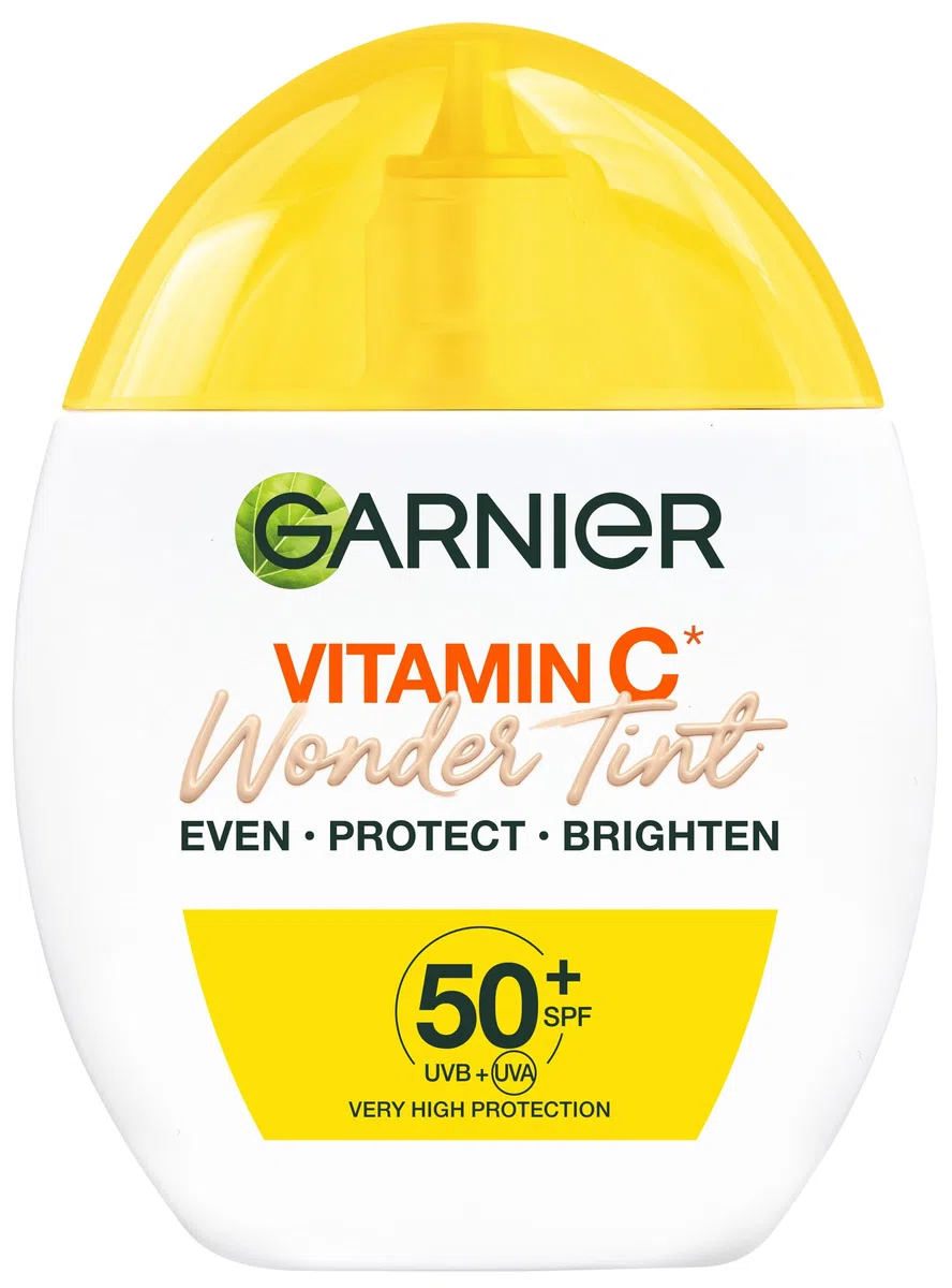 Garnier, fondotinta leggero "Wonder Tint", "chiaro", con protezione ultra elevata SPF 50+, 40 ml