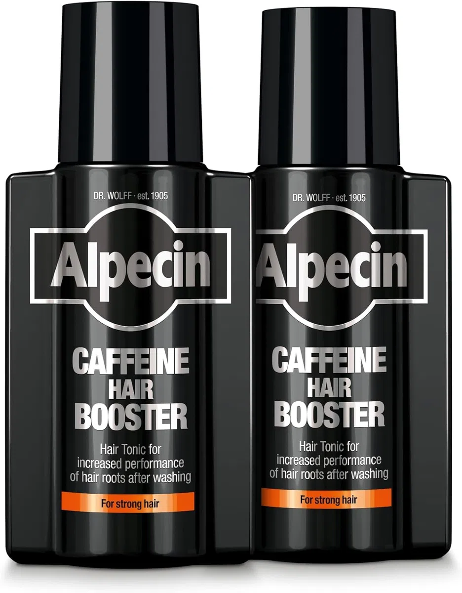 Alpecin Caffeine Hair Booster, 2 x 200 ml - Tonico per rinforzare le radici dei capelli