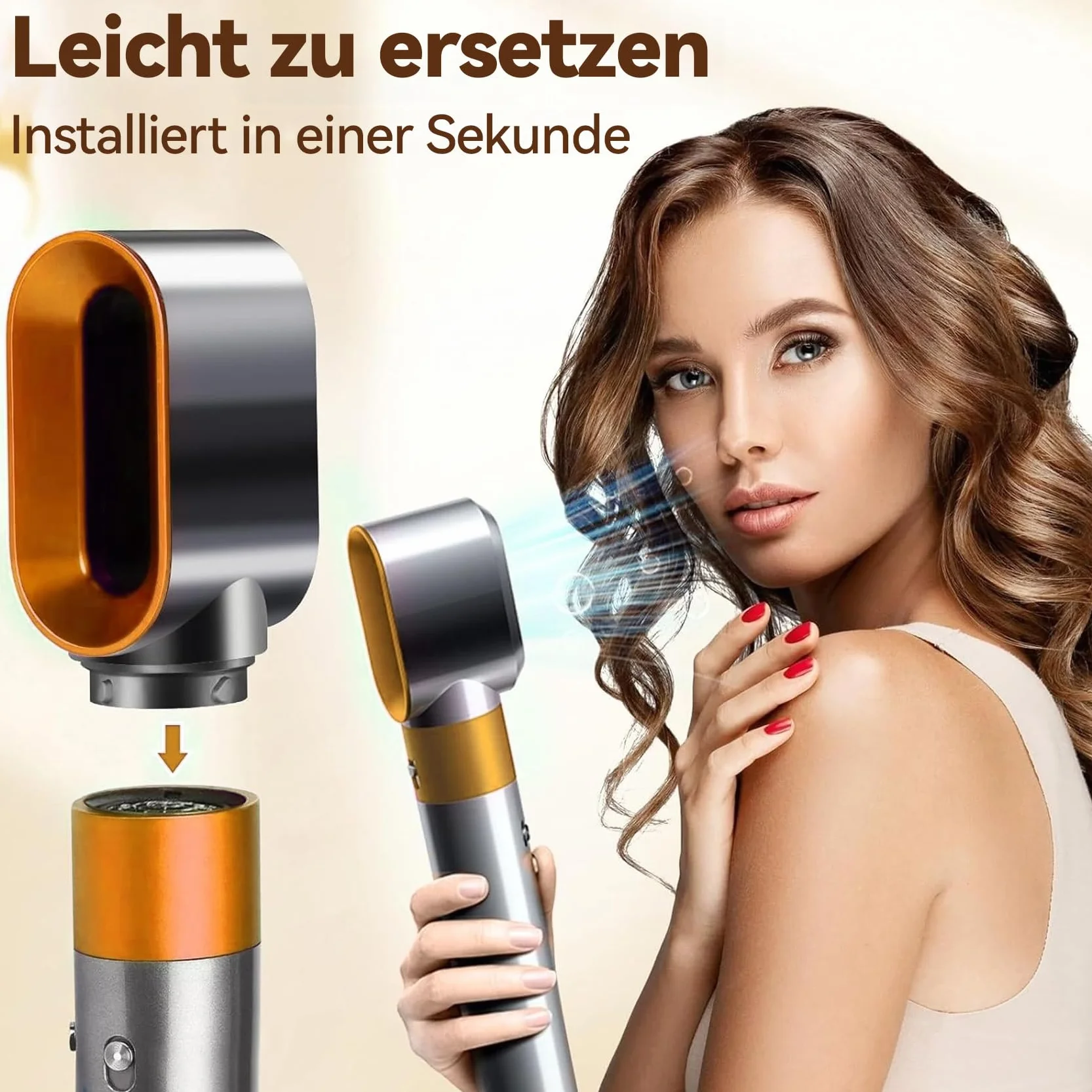 Bocchetta pre-styling per asciugatrice HS01 HS05 per Dyson Airwrap accessorio asciugacapelli ugelli di ricambio