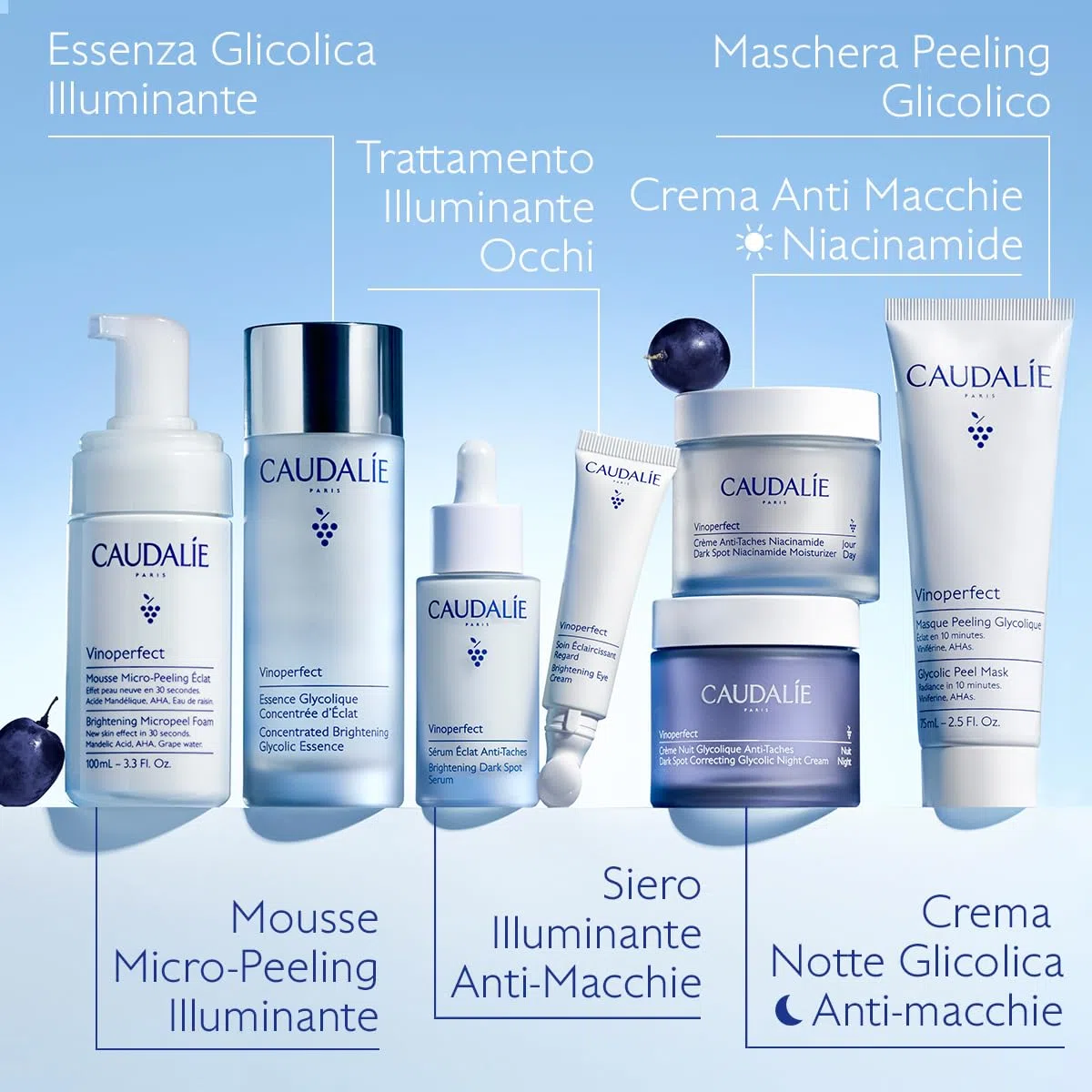 Caudalie Vinoperfect Crema Notte Anti-Macchie con Acido Glicolica + Viniferina - 50 mL