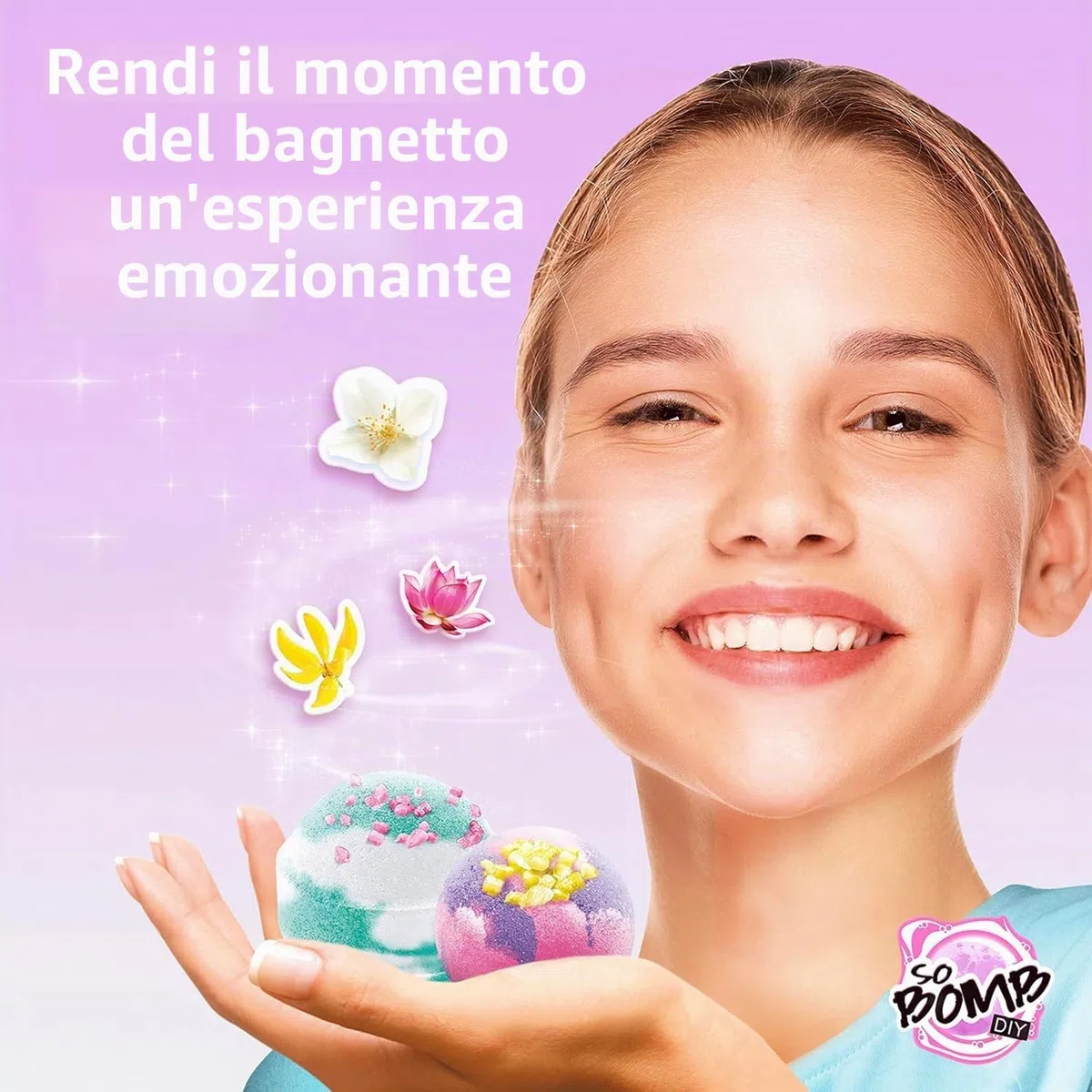 So Bomb DIY - Kit di bombe da bagno aromatiche, confezione da 6, multicolore