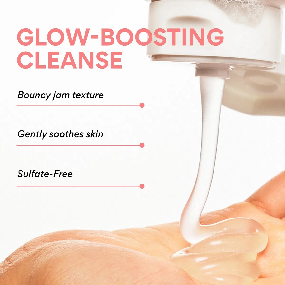 INNISFREE Cherry Blossom Glow Jam Cleanser, detergente per il viso coreano con finitura rinfrescante, rimuove efficacemente impurità e trucco per pelli opache, 150 ml
