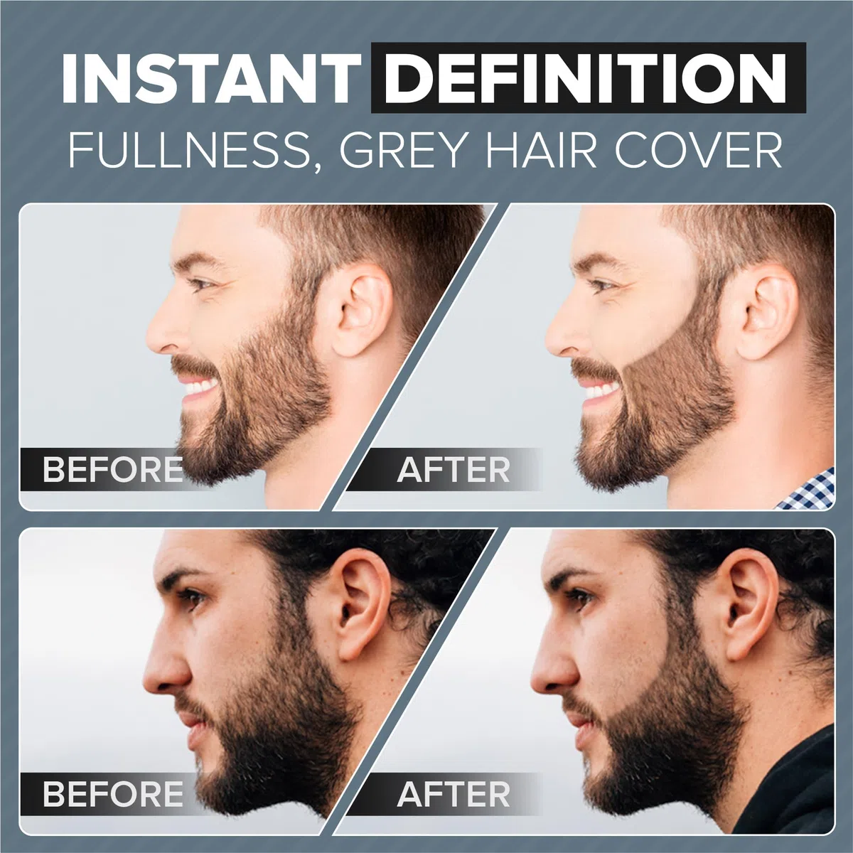 VOID Homme Matita Barba Uomo (Nero) Impermeabile, di Riempimento e Naturale. Ritocco Barba, Beard Pencil Filler