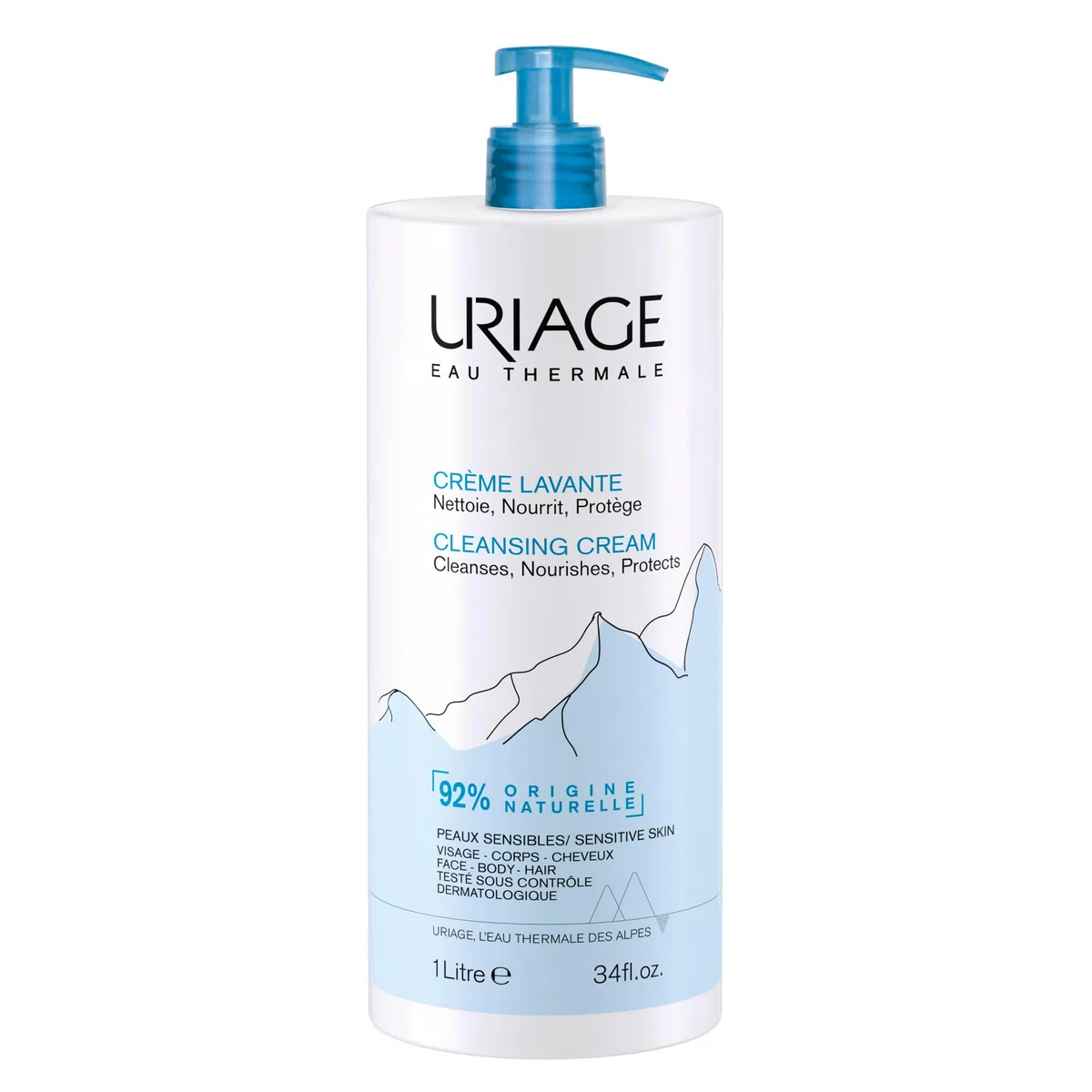 URIAGE Crema Lavante 1000 Ml per chi cerca qualità e praticità, per uso pratico e risultati affidabili, 1000 ml