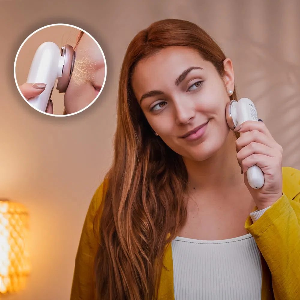 Cecotec Massaggiatore viso FaceCare LightSonic, 3 Modalità, Tecnologia Ionica, Tecnologia di Elettrostimolazione EMS, 5 Livelli di Intensità, Schermo LCD, Autonomia di 60 minuti