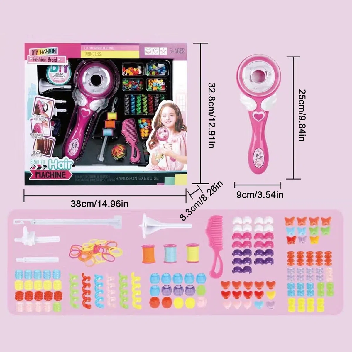Macchina per intrecciare i capelli - Kit di intrecciatura automatica per capelli, intrecciatura automatica per capelli, macchina per torsione dei capelli per bambini | Macchina per intrecciare