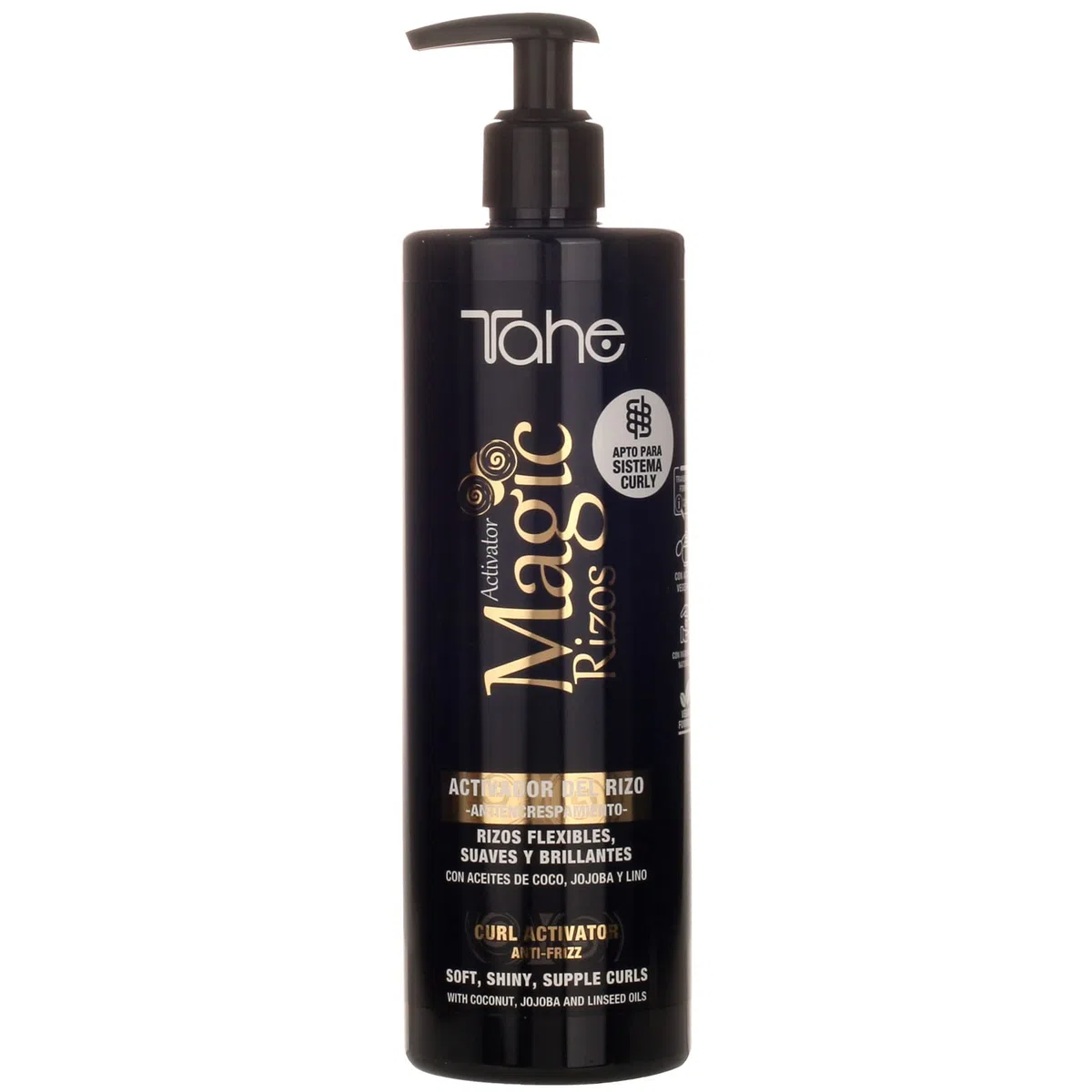 Tahe Magic Rizos - Attivatore per riccioli antifrizzanti (500 ml)