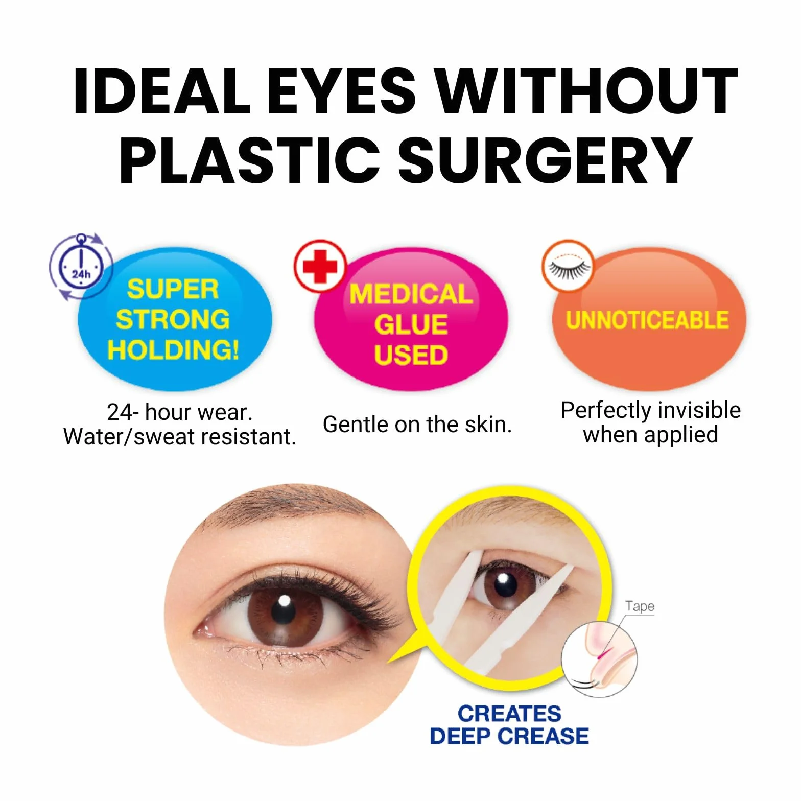 D.U.P Wonder Eyelid Tape Extra - 120 pcs