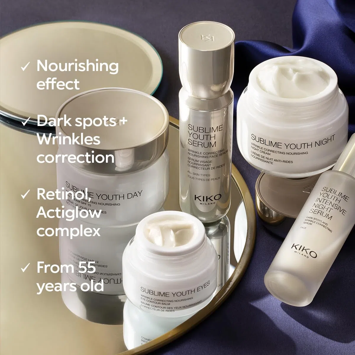 KIKO Milano Sublime Youth Night | Crema Notte Anti Rughe Nutriente Con Retinolo