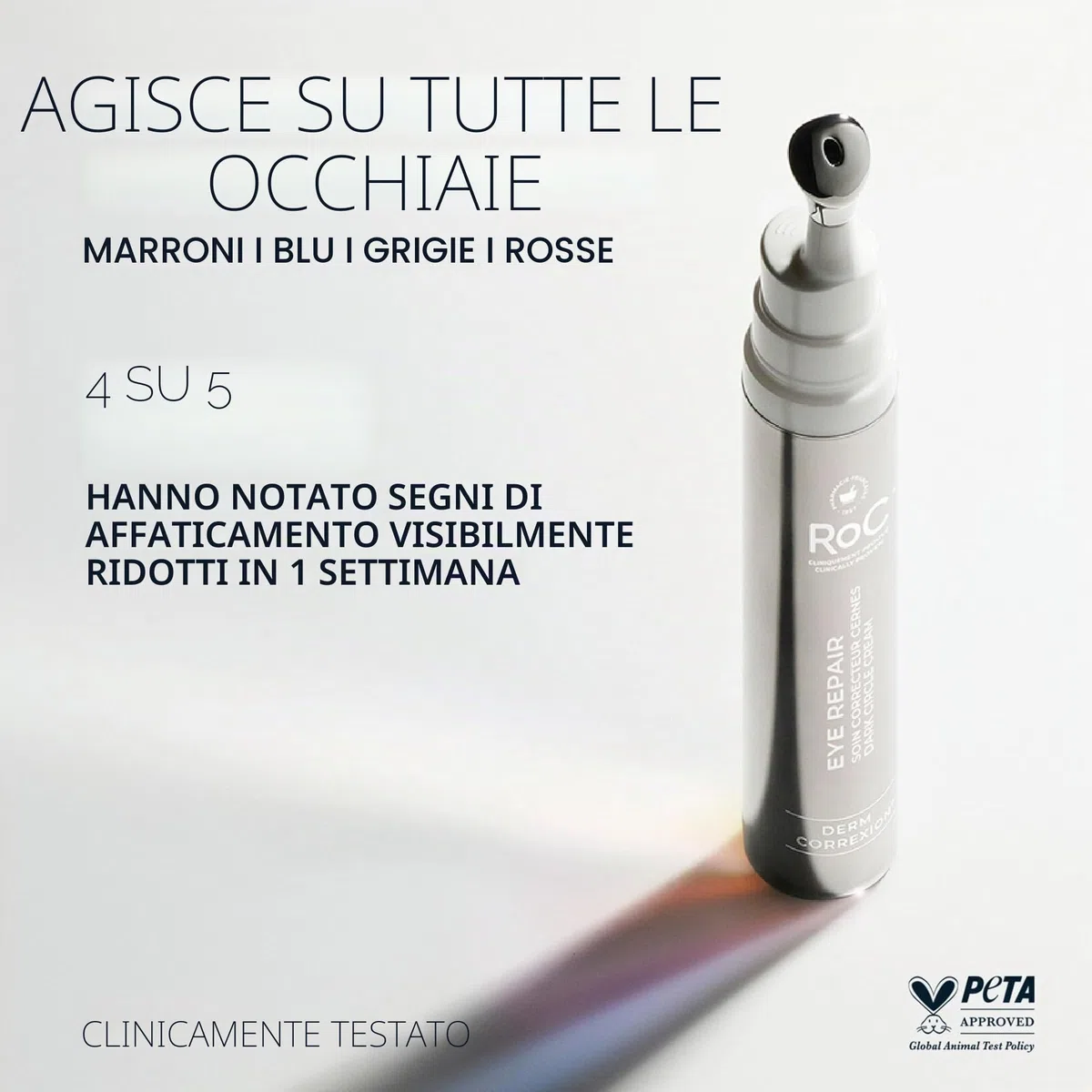 RoC, crema per contorno occhi Derm Correxion anti occhiaie | 15 ml