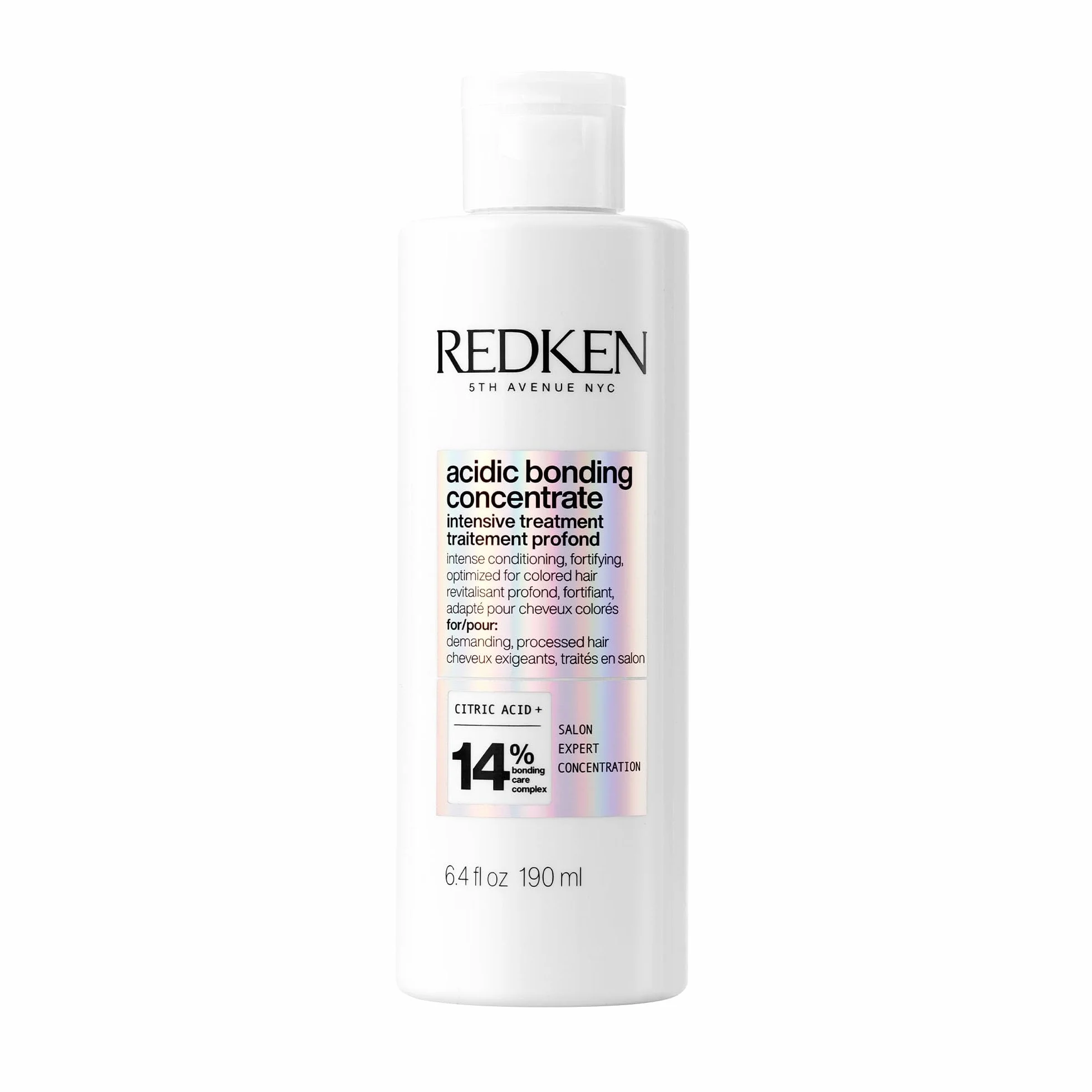 Redken Trattamento Intensivo Pre-Shampoo per Tutti i Tipi di Capelli Danneggiati e Fragili, Riparazione Intensa, Formula Vegana, Acidic Bonding Concentrate, 190 ml