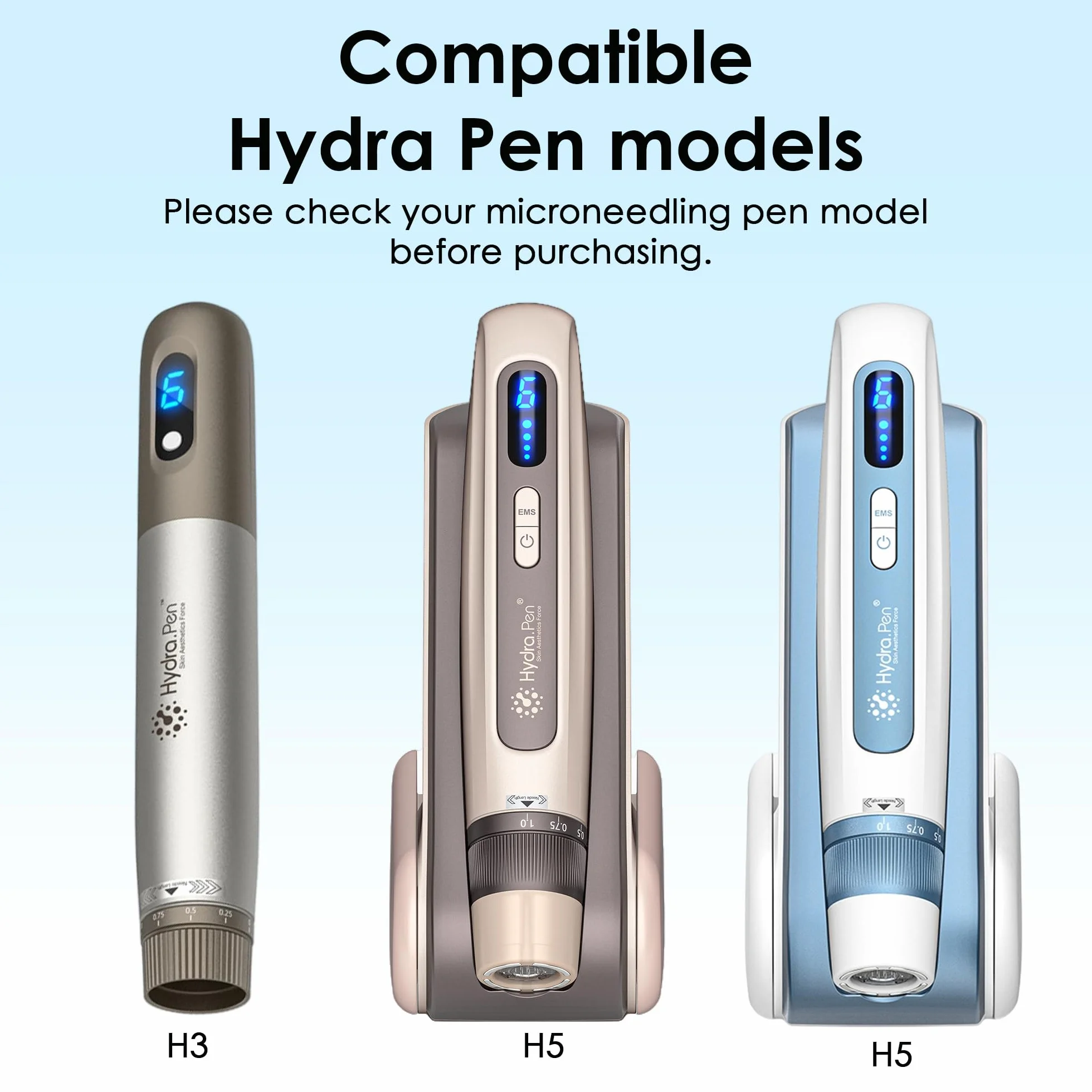 30 Cartucce di Ricambio per Penna Microneedling a 12 Aghi per Hydra Pen H3 Applicatore di Siero, Autentiche Punte di Ricambio Monouso Accessori per la Cura della Pelle