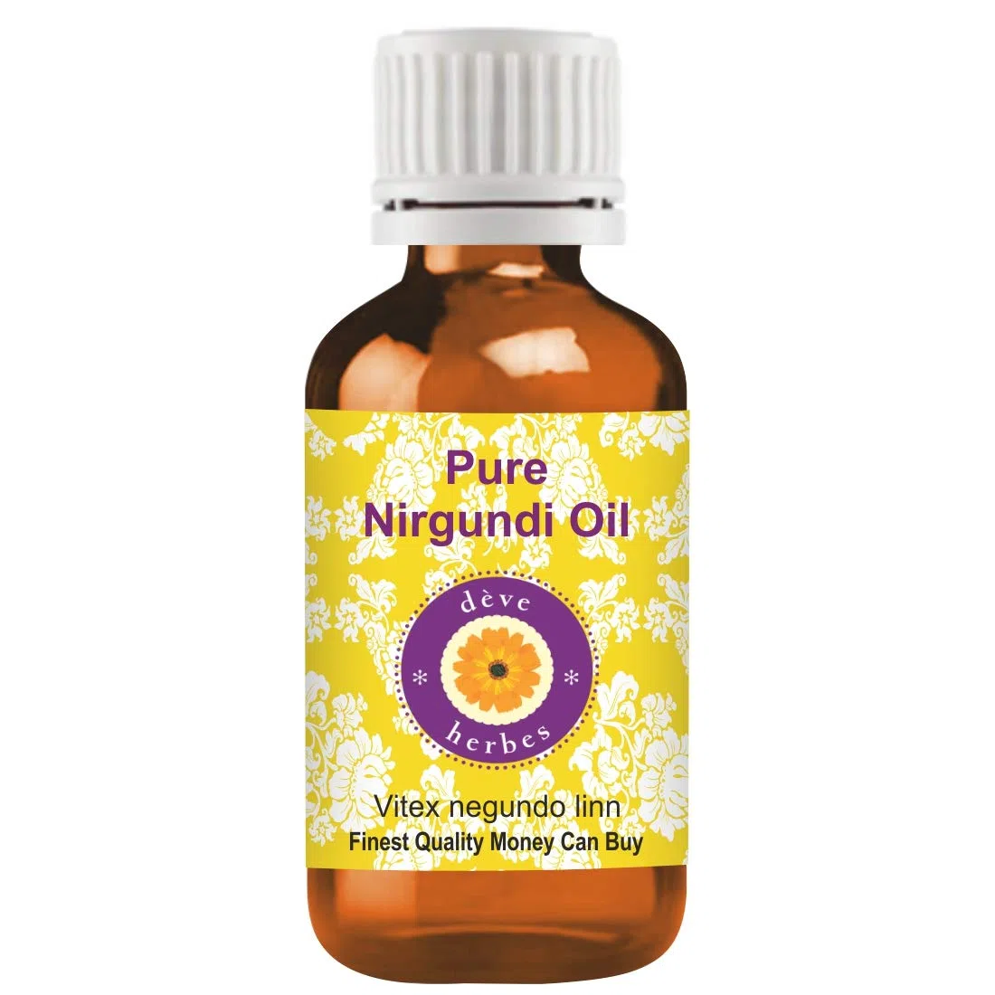 Deve Herbes puro Olio Nirgundi (Vitex negundo linn) qualità terapeutica naturale 30ml (1 oz)