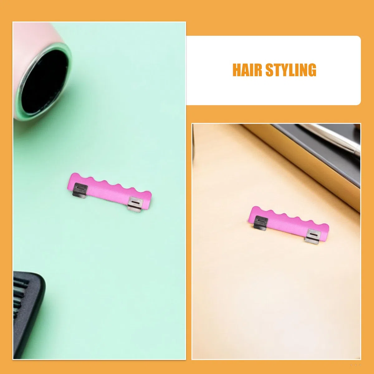 2 pezzi di concentratore per asciugacapelli: accessori per pettine concentratore per asciugacapelli - ugello per lo styling stretto con clip per uso in salone e a casa