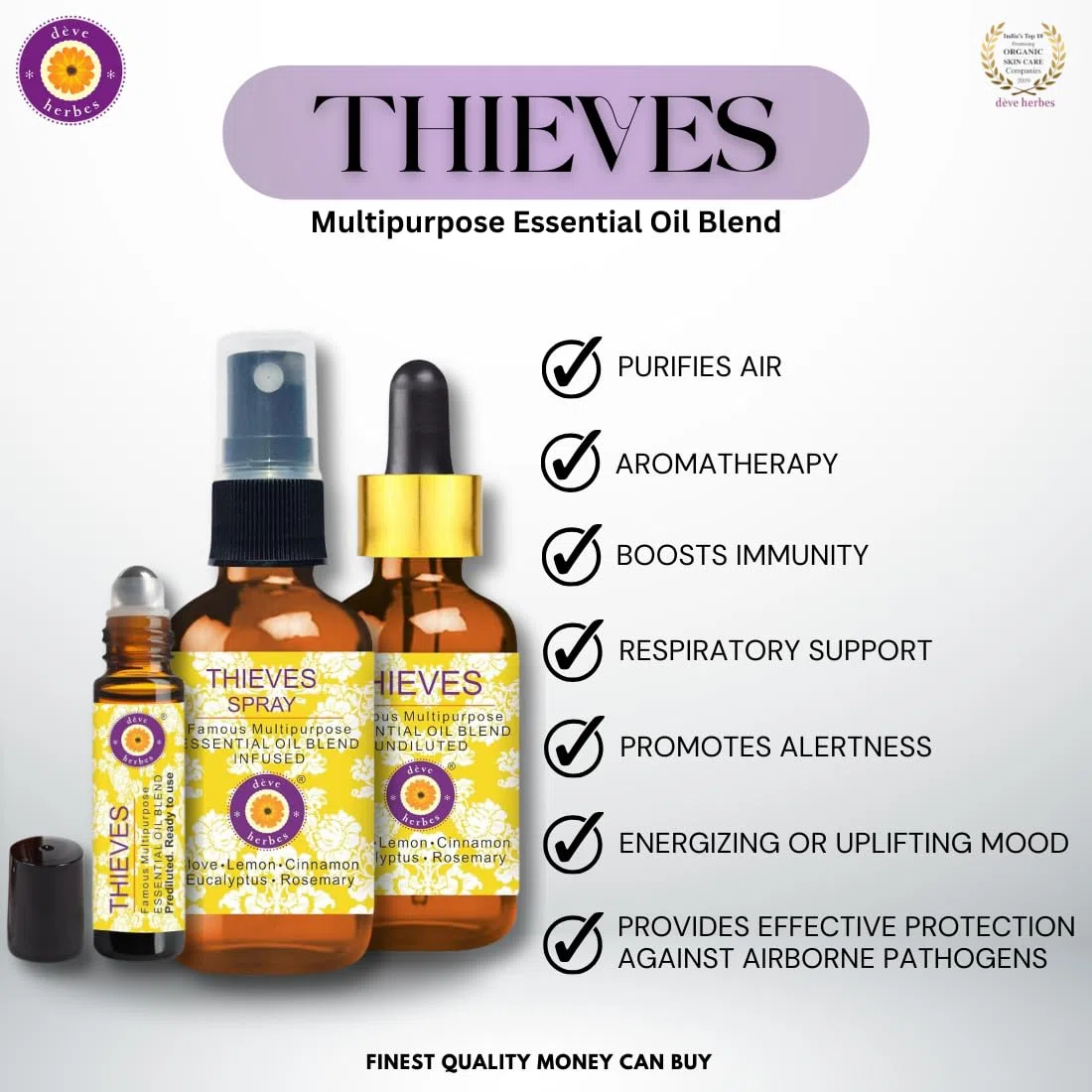 Deve Herbes Thieves Multipurpose Parent (15ml (0.50 oz) con contagocce in vetro)