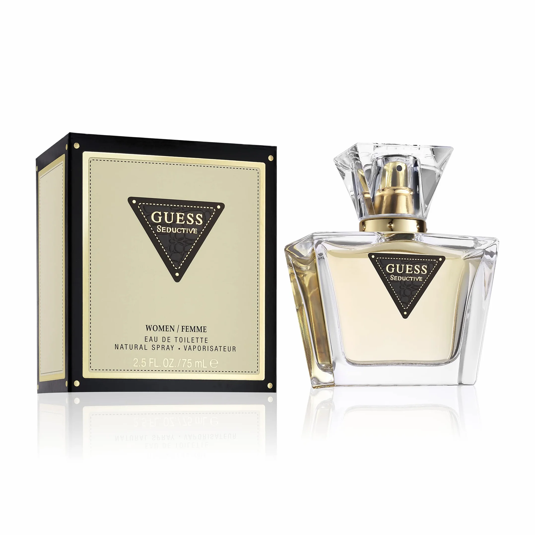 GUESS Seductive, Eau de Toilette da Donna, Colonia Floreale Fruttata, Fragranza Sensuale Persistente, 75 ml