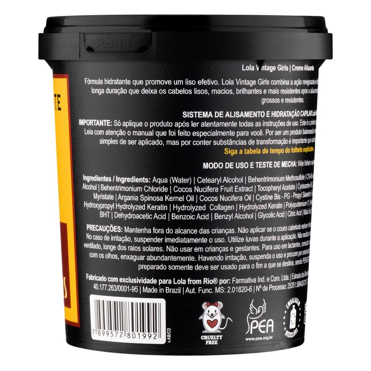 Lola Cosmetics - Crema Lisciante Capelli - Frizz Defense Complex - Effetto Ultra Liscio 6 Mesi - Anti-Crespo - Nutre e Idrata - Adatta a Tutti i Tipi di Capelli - 850 ml