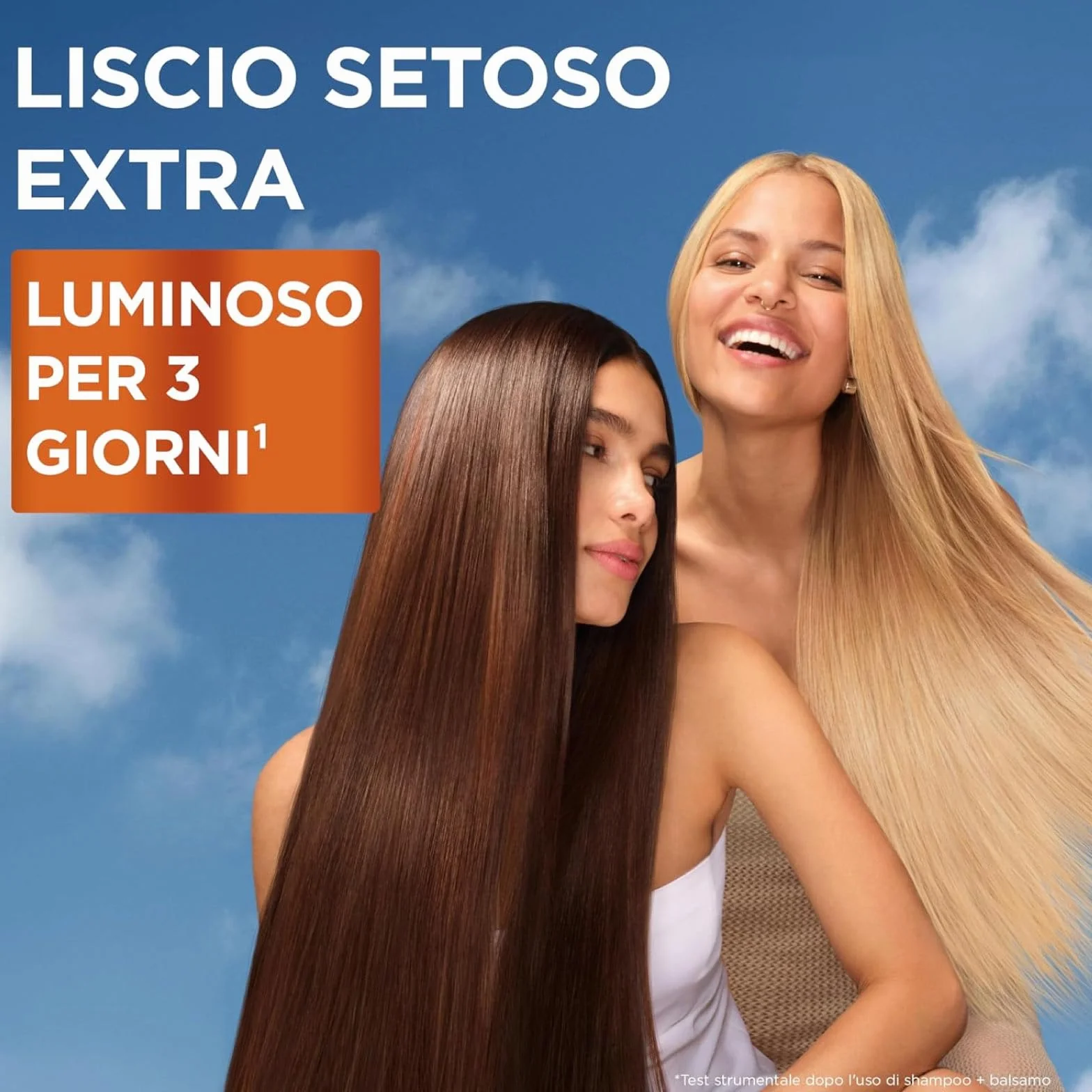 Garnier Fructis Lisci Cheratina Set Shampoo 200ml + Balsamo Trattamento Lisciante Cheratina Vegetale e Olio di Argan 200ml + Siero Termoprotettore Lisci Impeccabili 50ml per Capelli Crespi - Set da 3