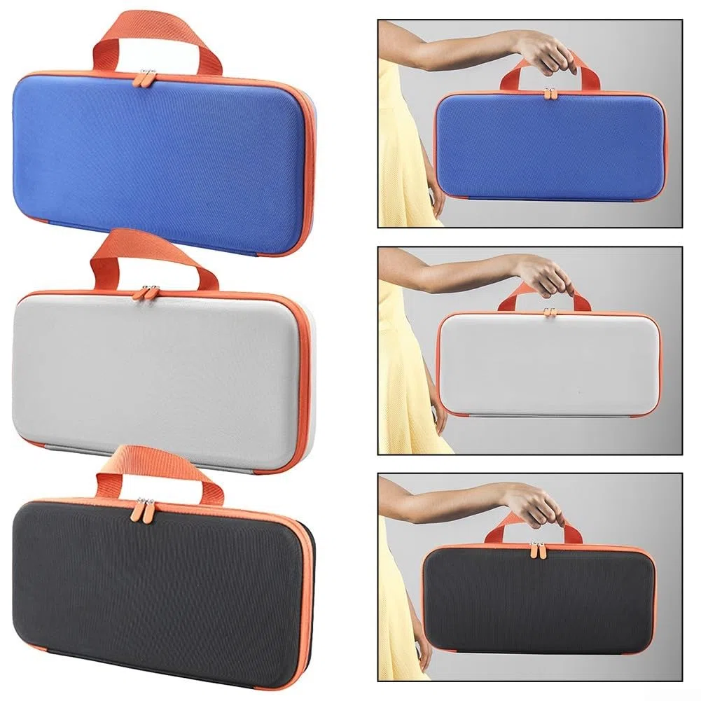 Custodia portatile in EVA per piastra per capelli Airstrait HT01, scatola rigida da viaggio con tasca interna in rete per accessori, per riporre in casa organizzata e trasporto sicuro (grigio)