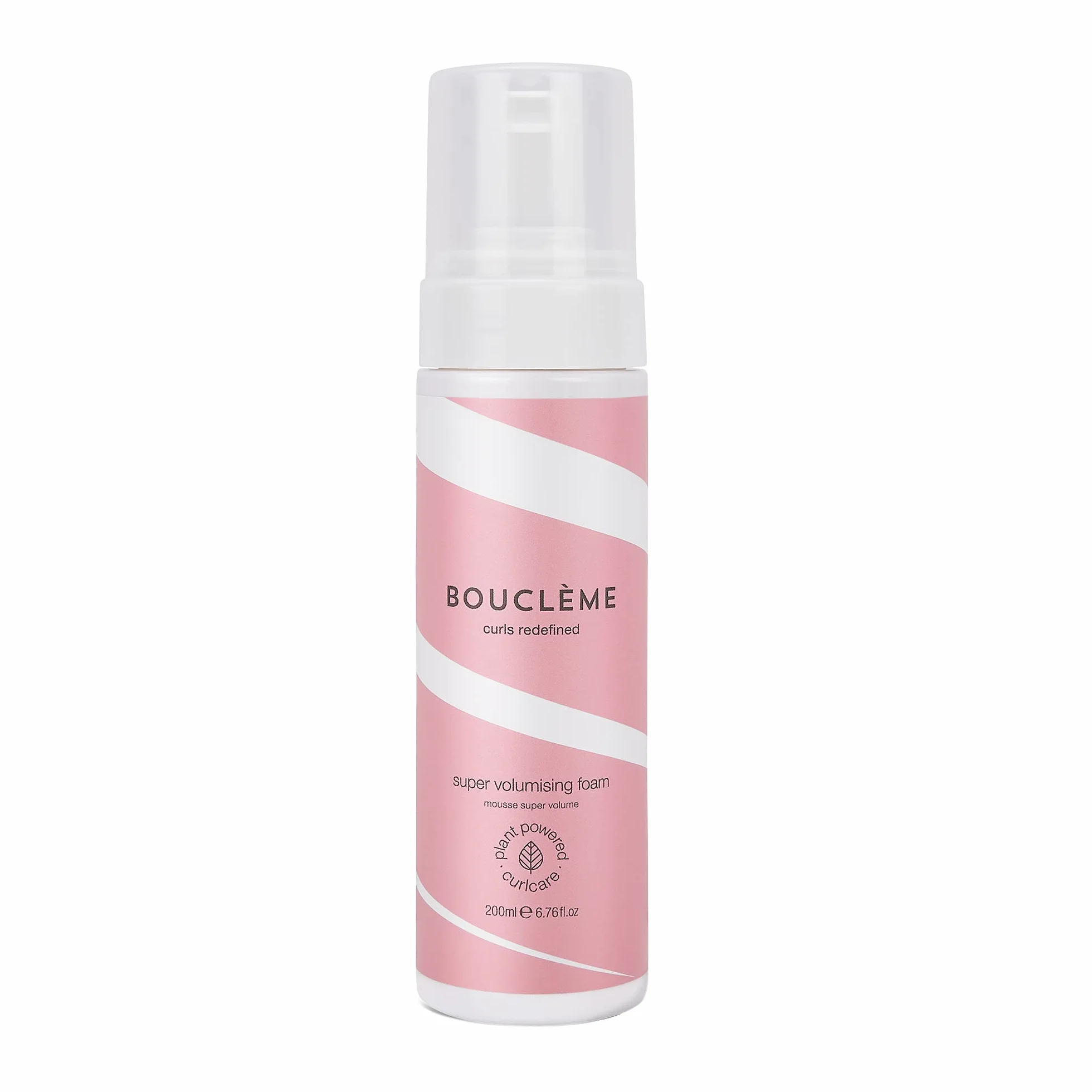 Bouclème - Schiuma Super Volumizzante - Schiuma Styling per Capelli Ricci - 98% Ingredienti Derivati Naturalmente e Vegan - 200ml