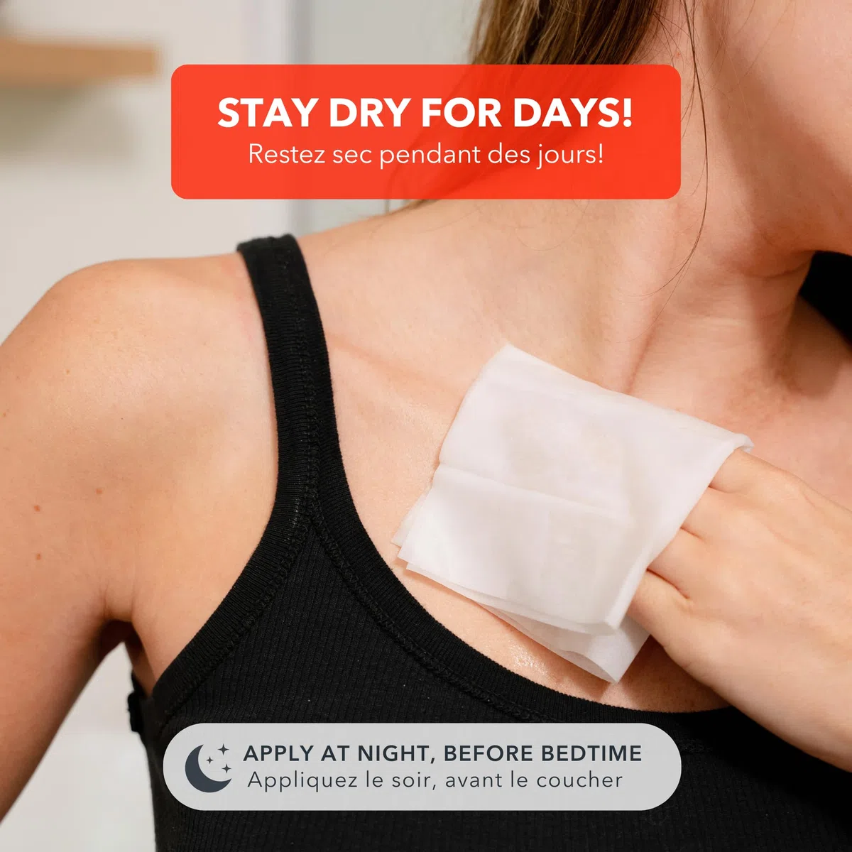 SweatBlock Maximum Strength Antiperspirant Sweat Wipes - For Excessive Sweat Protection - Extra Large - Up to 7 day protection per use - 10 Count - Unisex