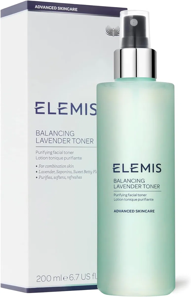 Elemis Balancing Lavender Toner, Tonico Purificante Per Il Viso, Senza Alcool, Purifica, Lenisce E Riequilibra, Tonico Del Ph, Idrata, Favorisce L'assorbimento Della Crema Idratante, 200ml